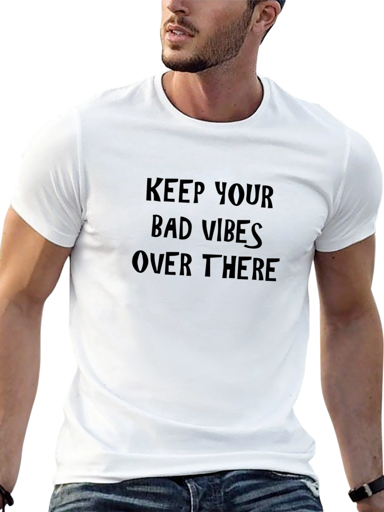 Keep Your Bad Vibes Over There Graphic Tee