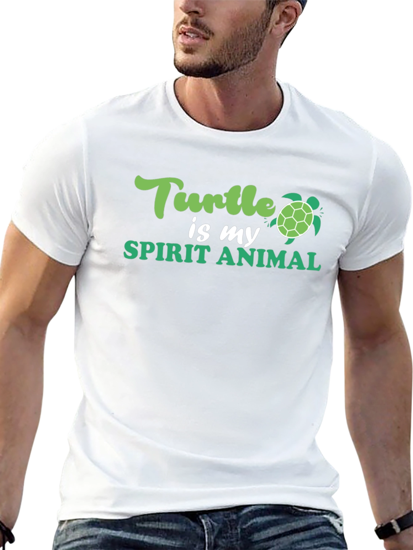 Turtle Spirit Animal Graphic T-Shirt