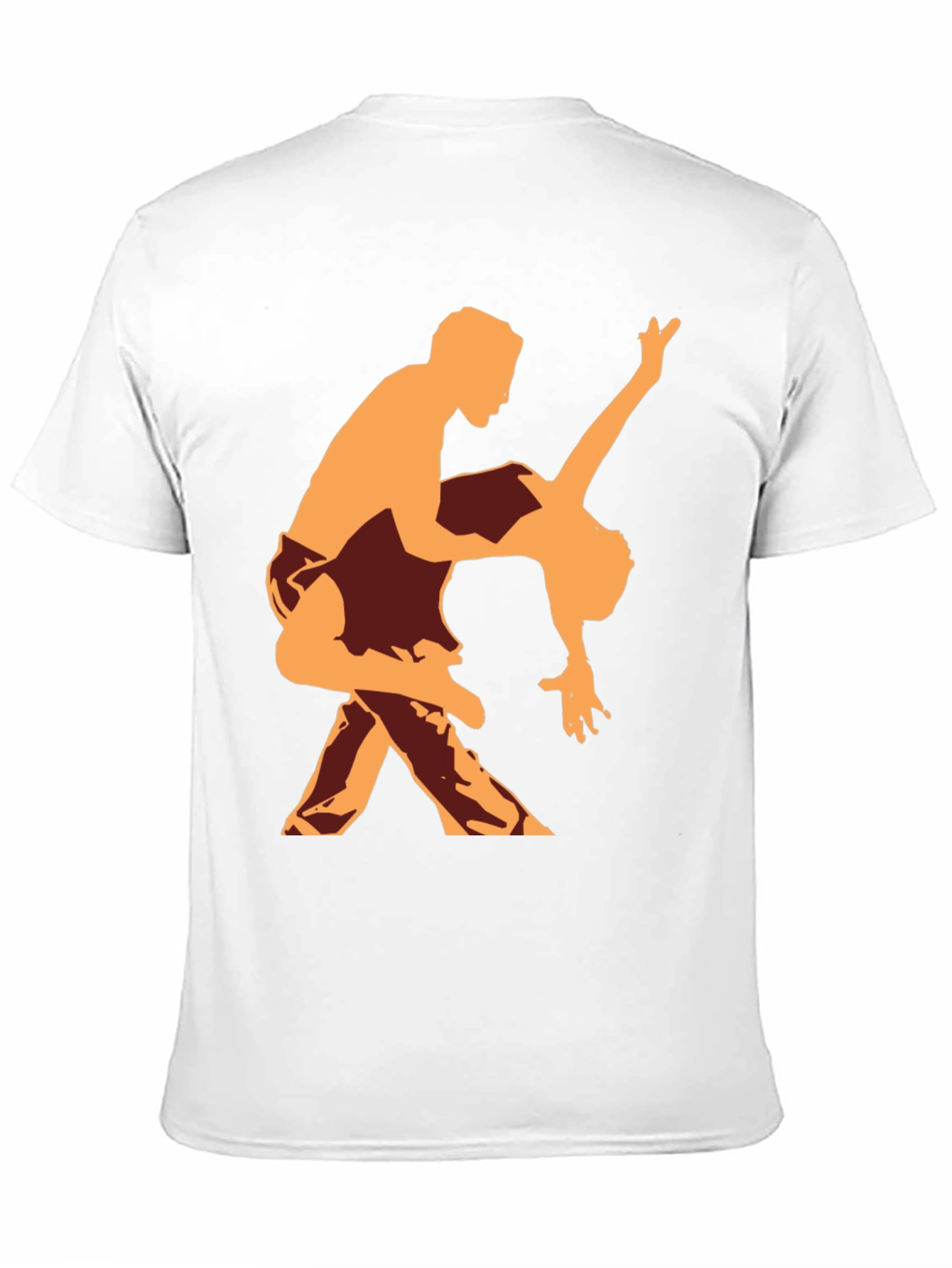 Dancing Silhouette Graphic Tee - Black