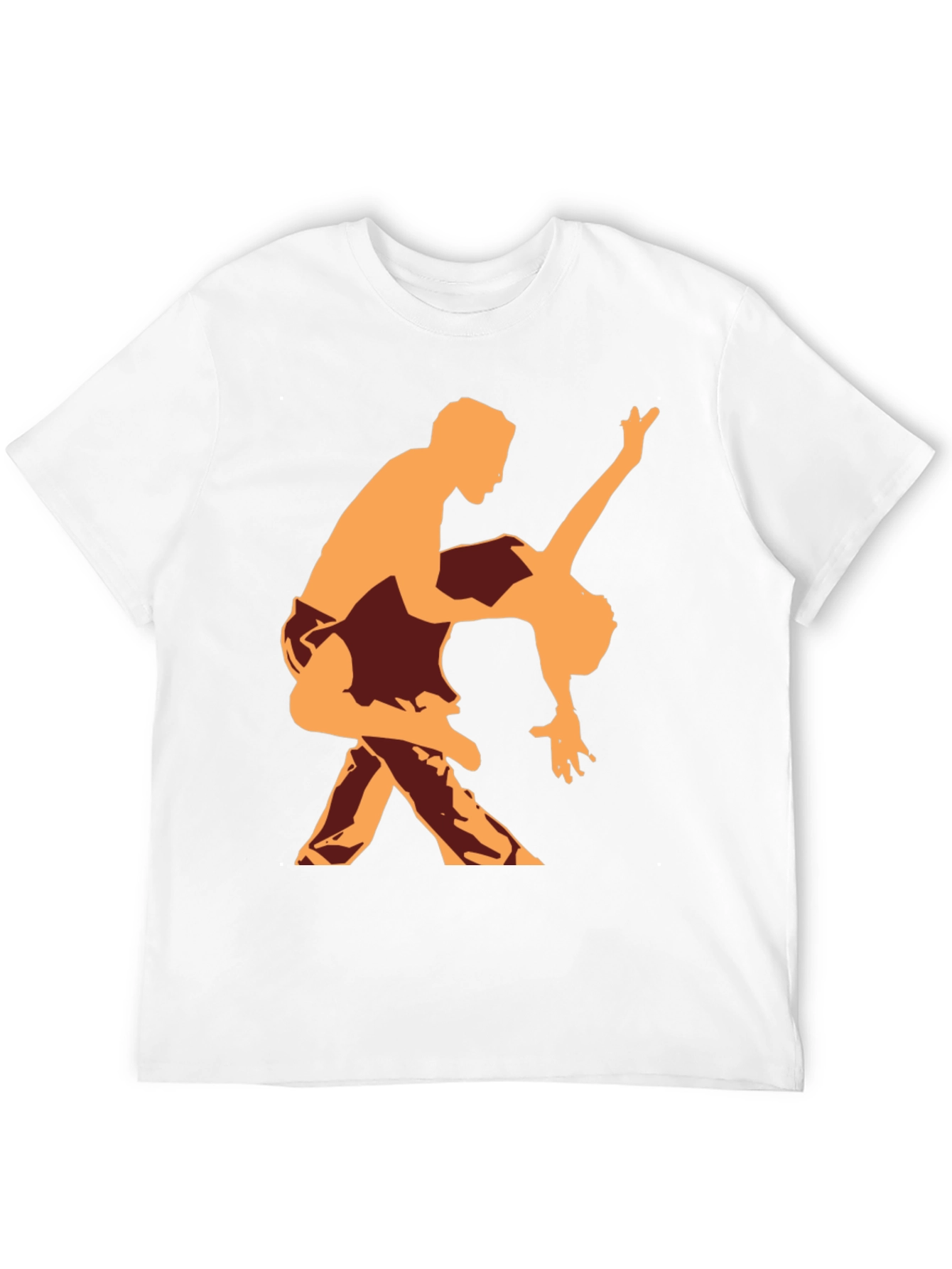 Dancing Silhouette Graphic Tee - Black