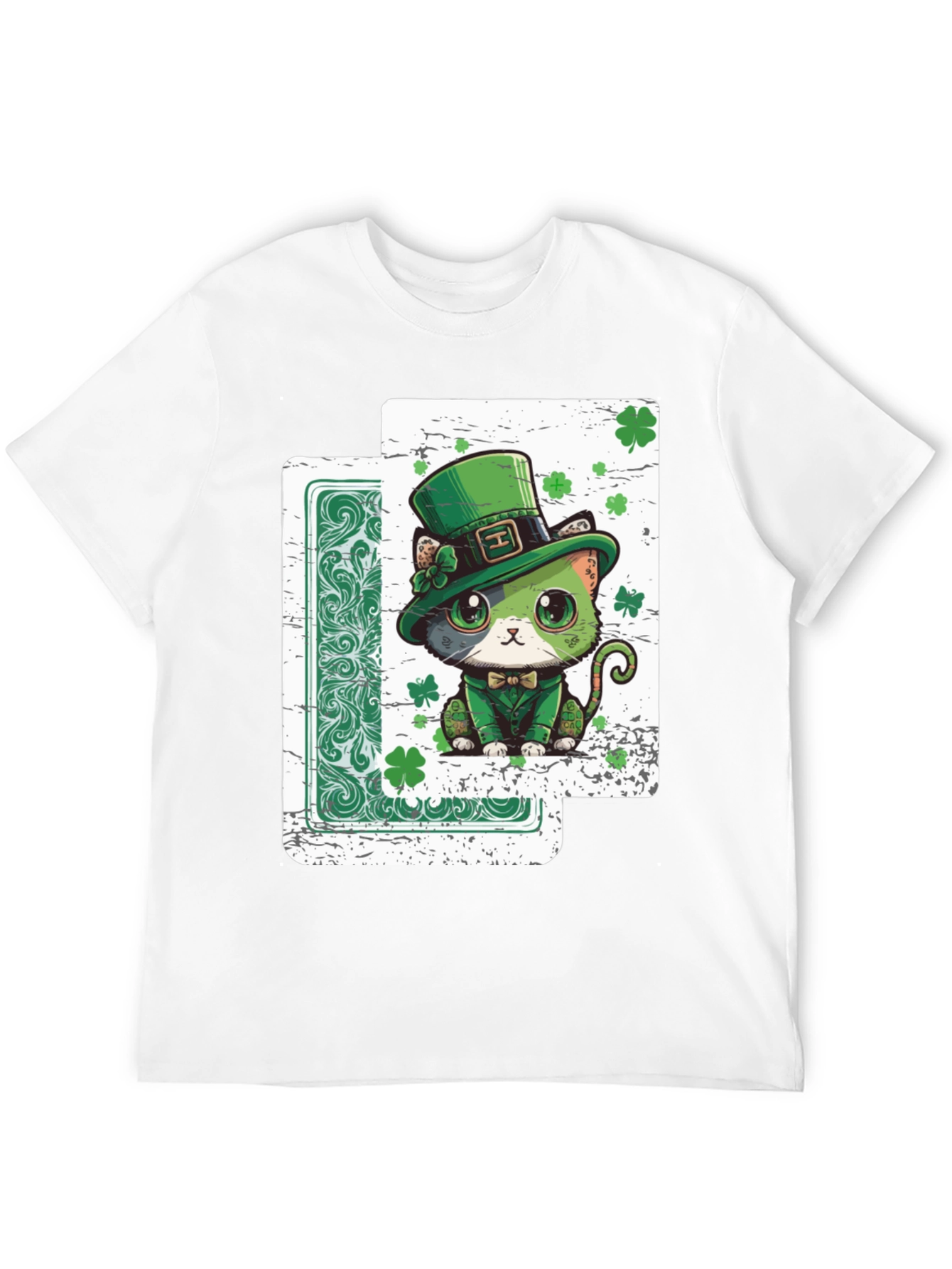 Lucky Cat St. Patricks Day T-Shirt