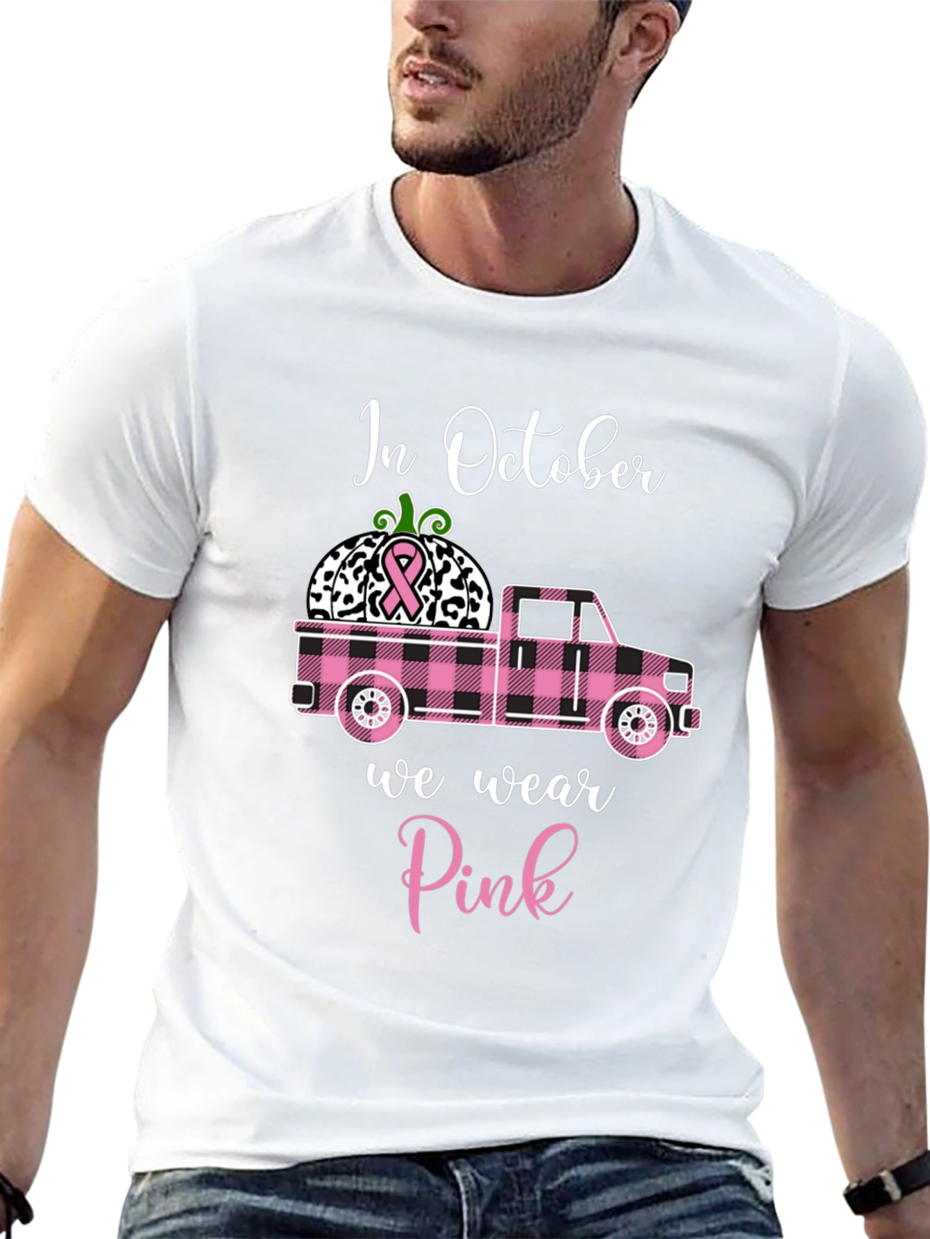 Pink October Truck T-Shirt
