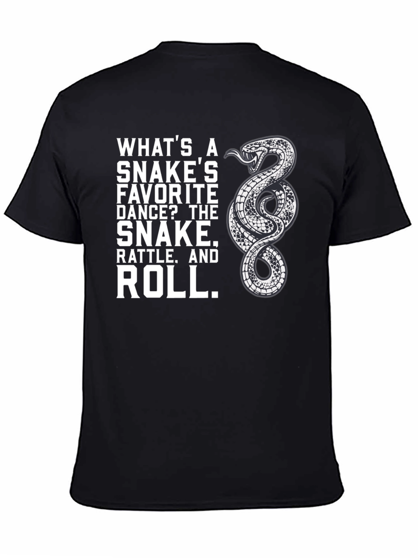 Snake Rattle and Roll Graphic T-Shirt