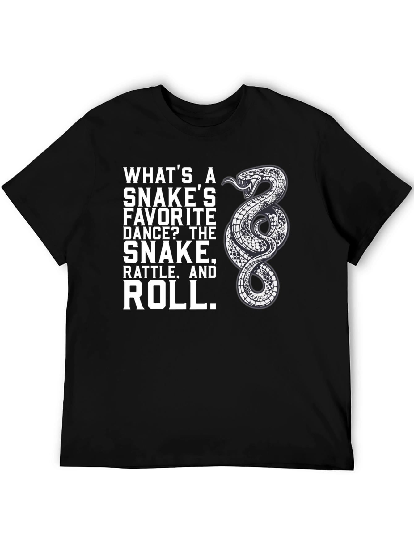 Snake Rattle and Roll Graphic T-Shirt