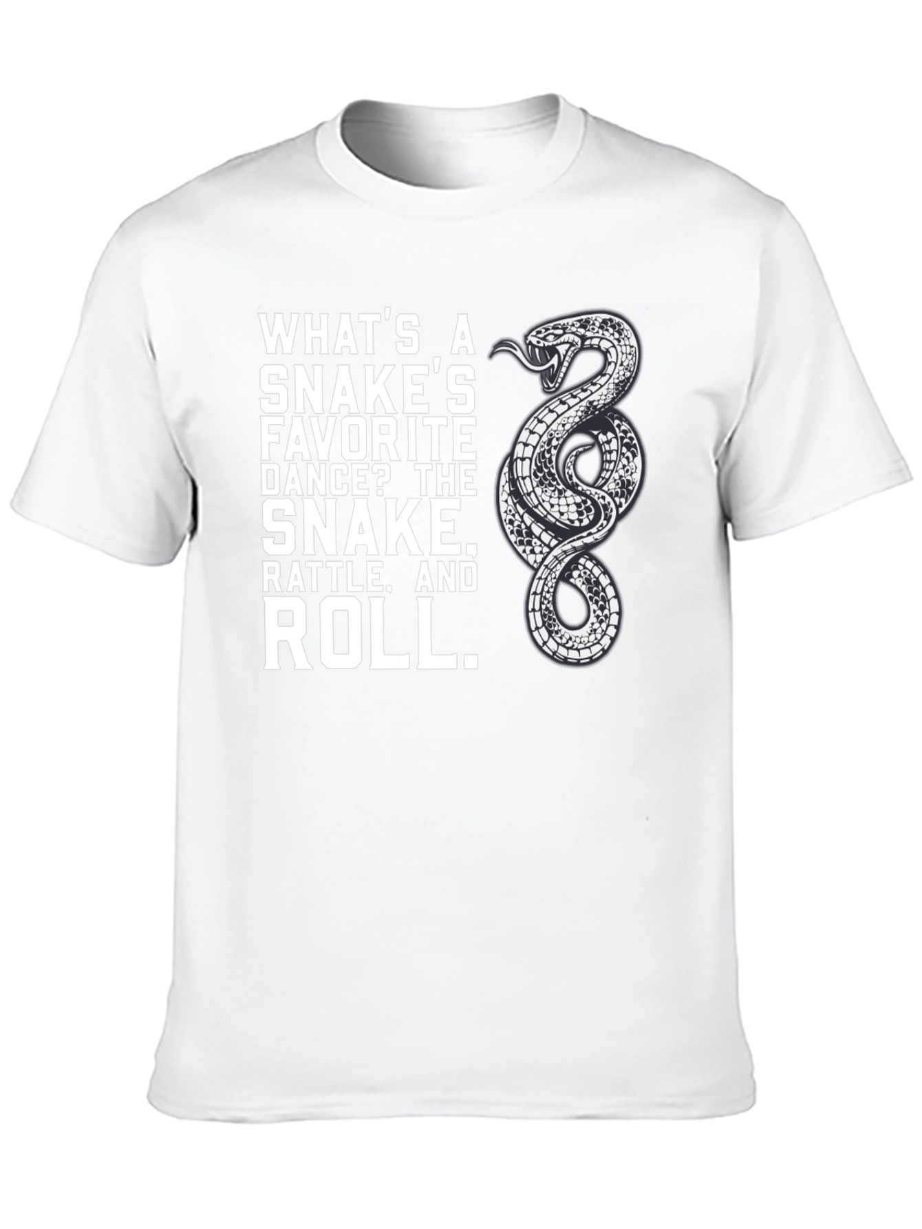 Snake Rattle and Roll Graphic T-Shirt