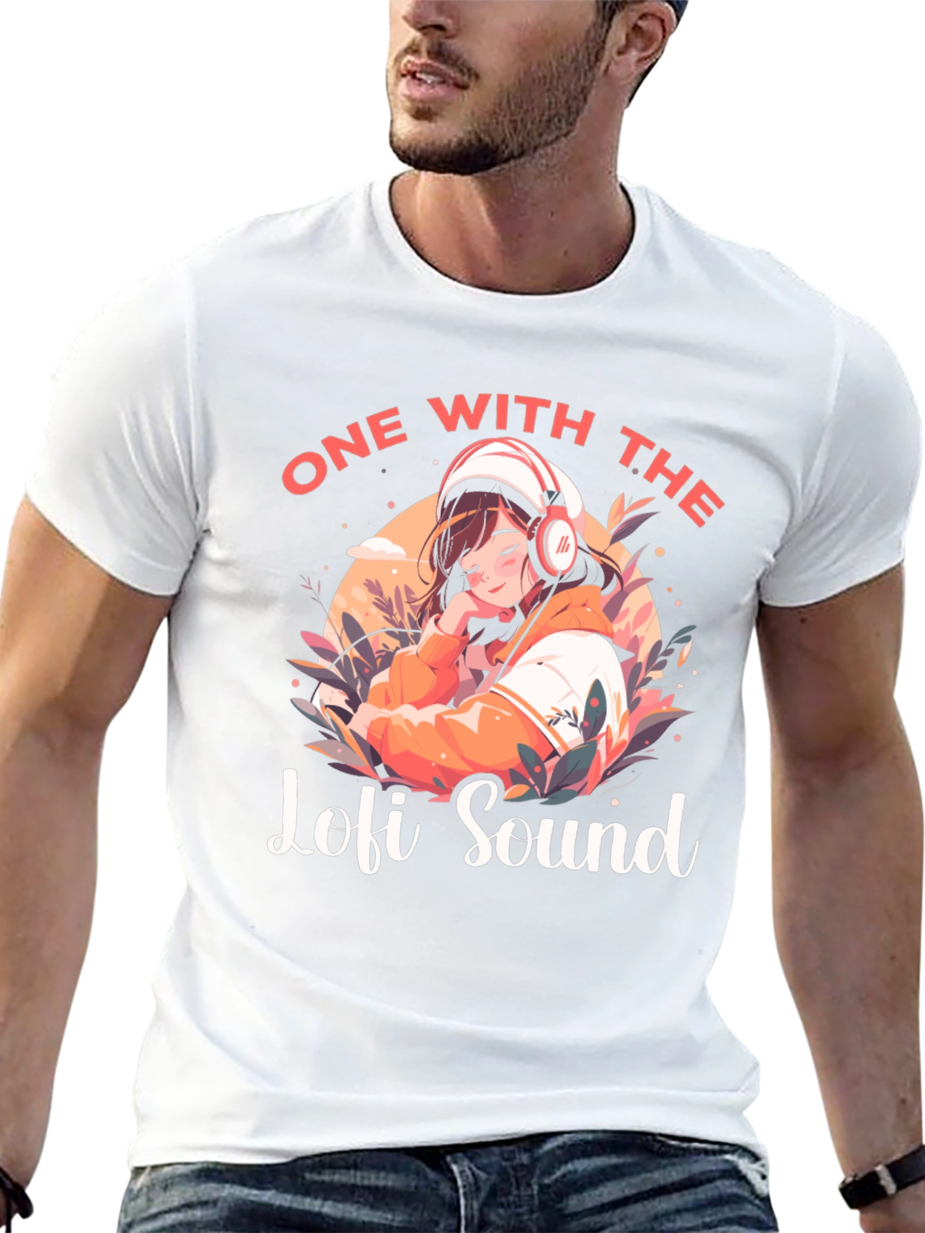 Lo-fi Sound Graphic T-Shirt - Trendy Music Lover Tee