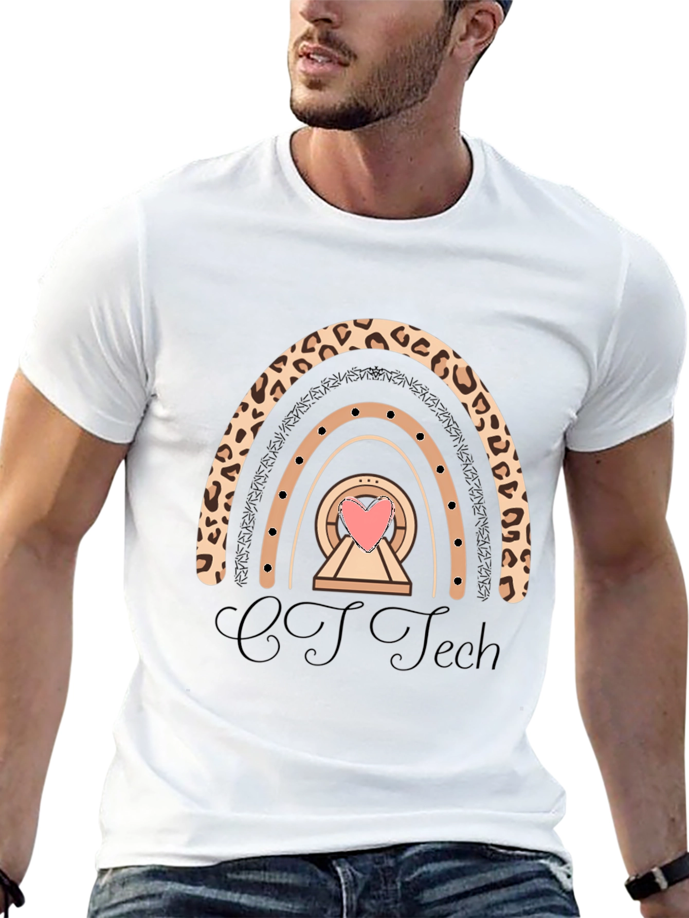 CT Tech Rainbow Graphic T-Shirt