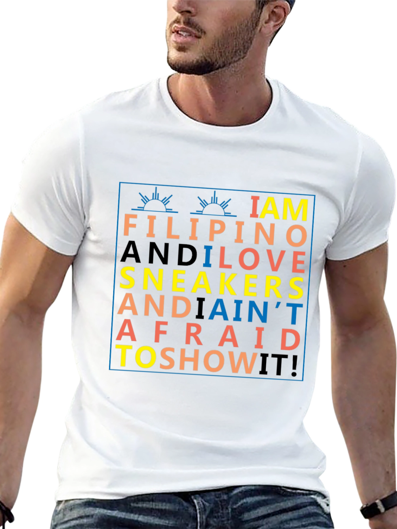 I Am Filipino and Love Sneakers T-Shirt
