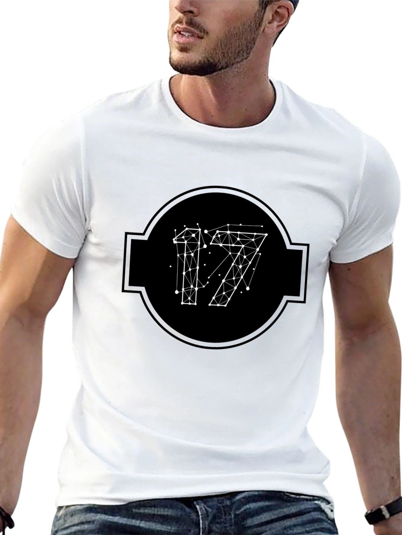 Geometric Seventeen Graphic Tee