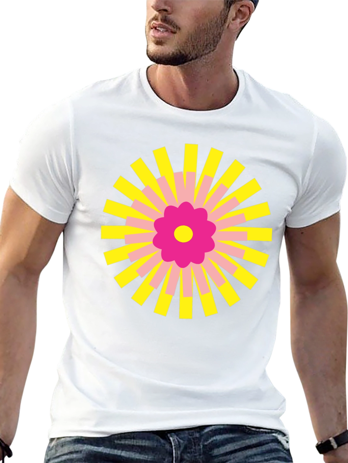 Radiant Bloom Graphic Tee - Stylish & Unique