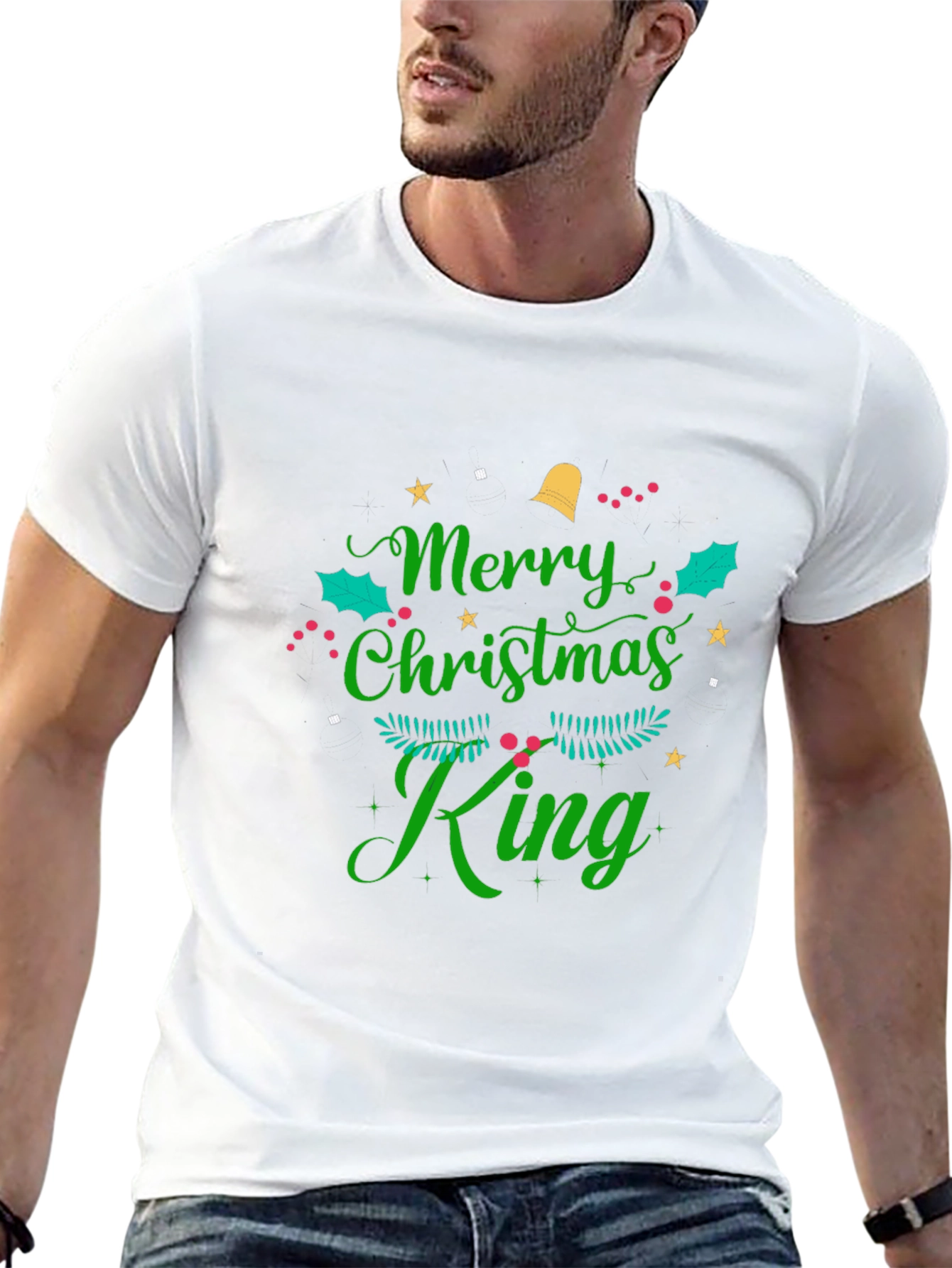 Merry Christmas King T-Shirt - Holiday Festive Tee