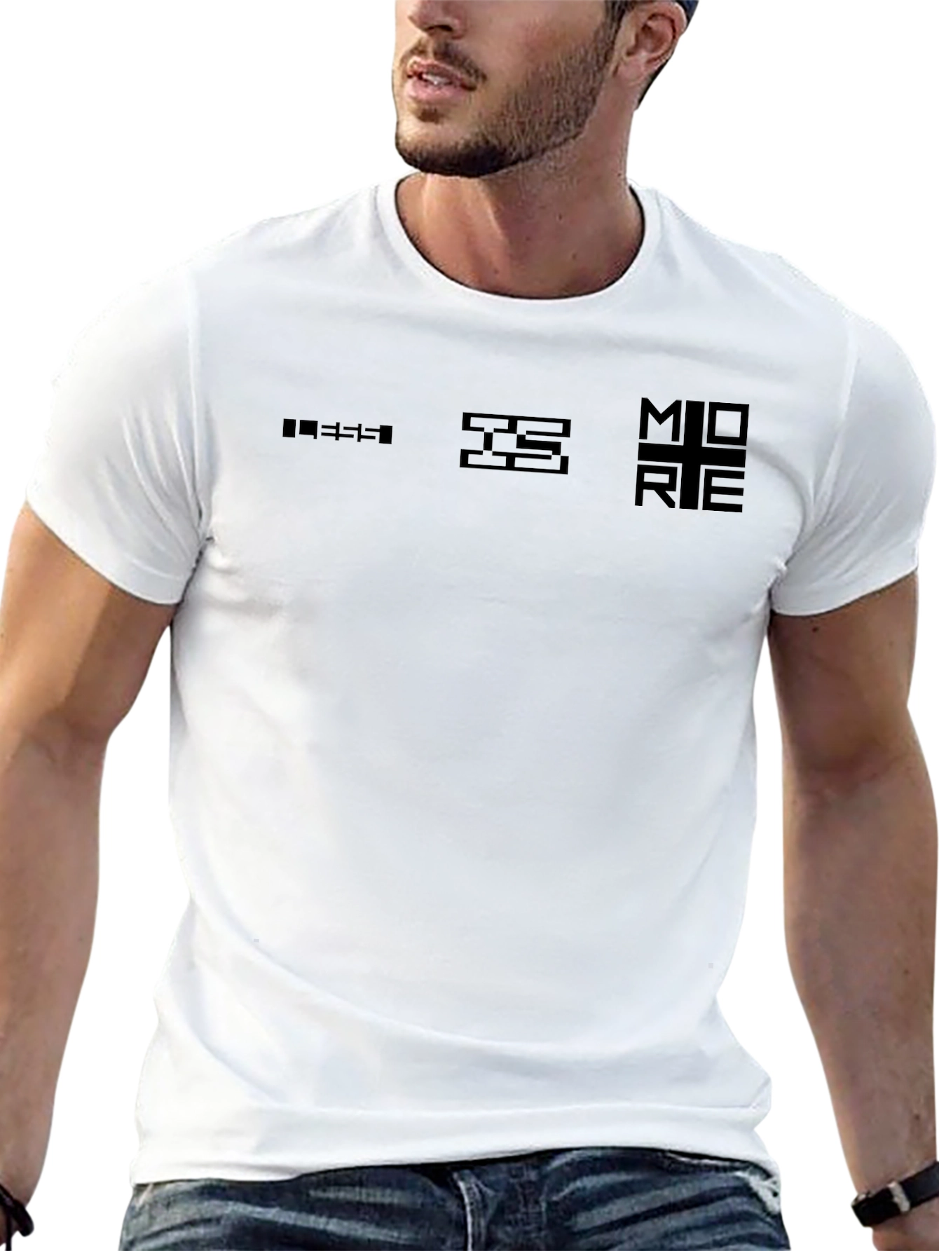 MID RE Black Graphic T-Shirt - Mens Urban Style