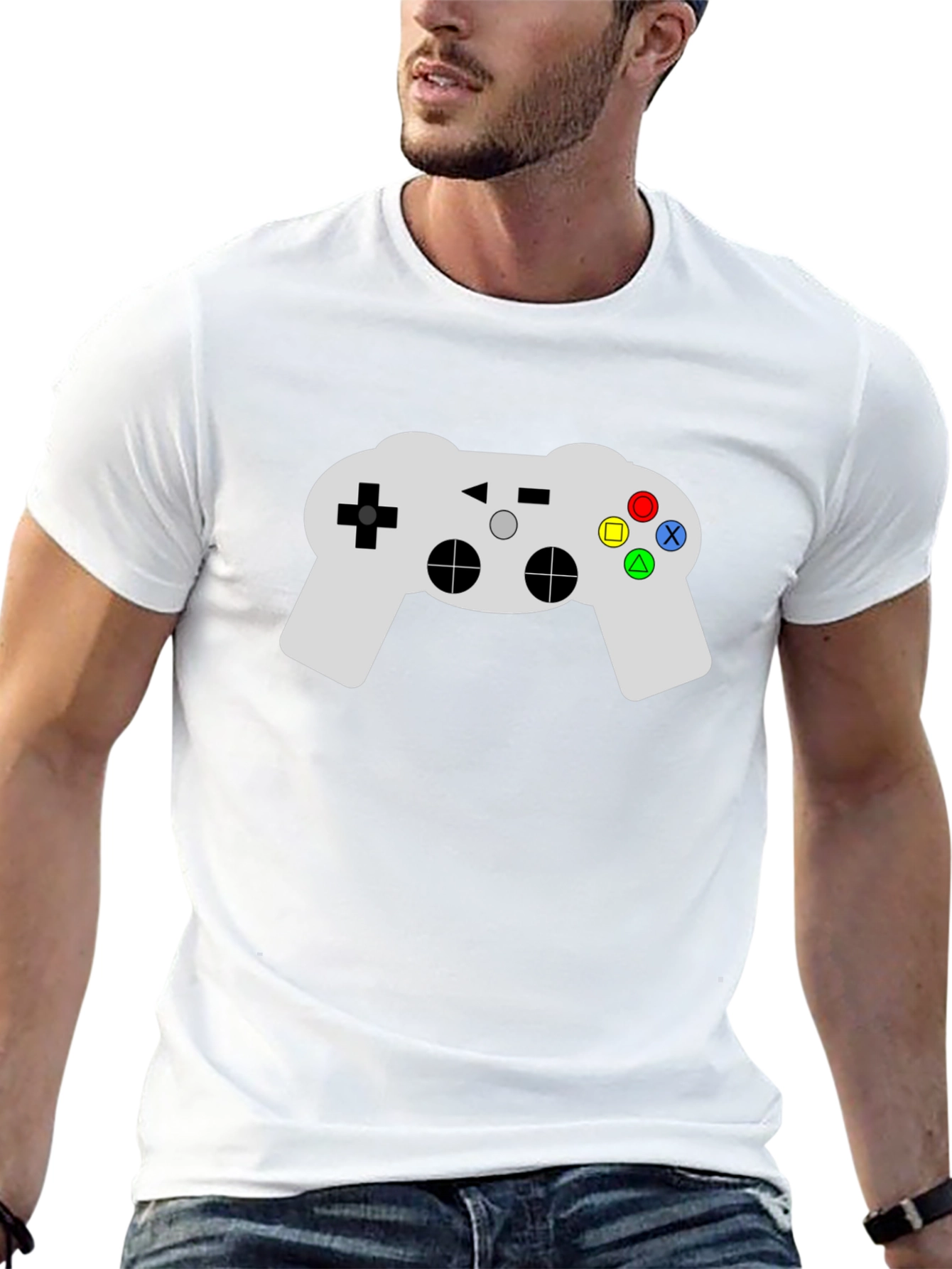 Retro Gaming Controller Graphic T-Shirt