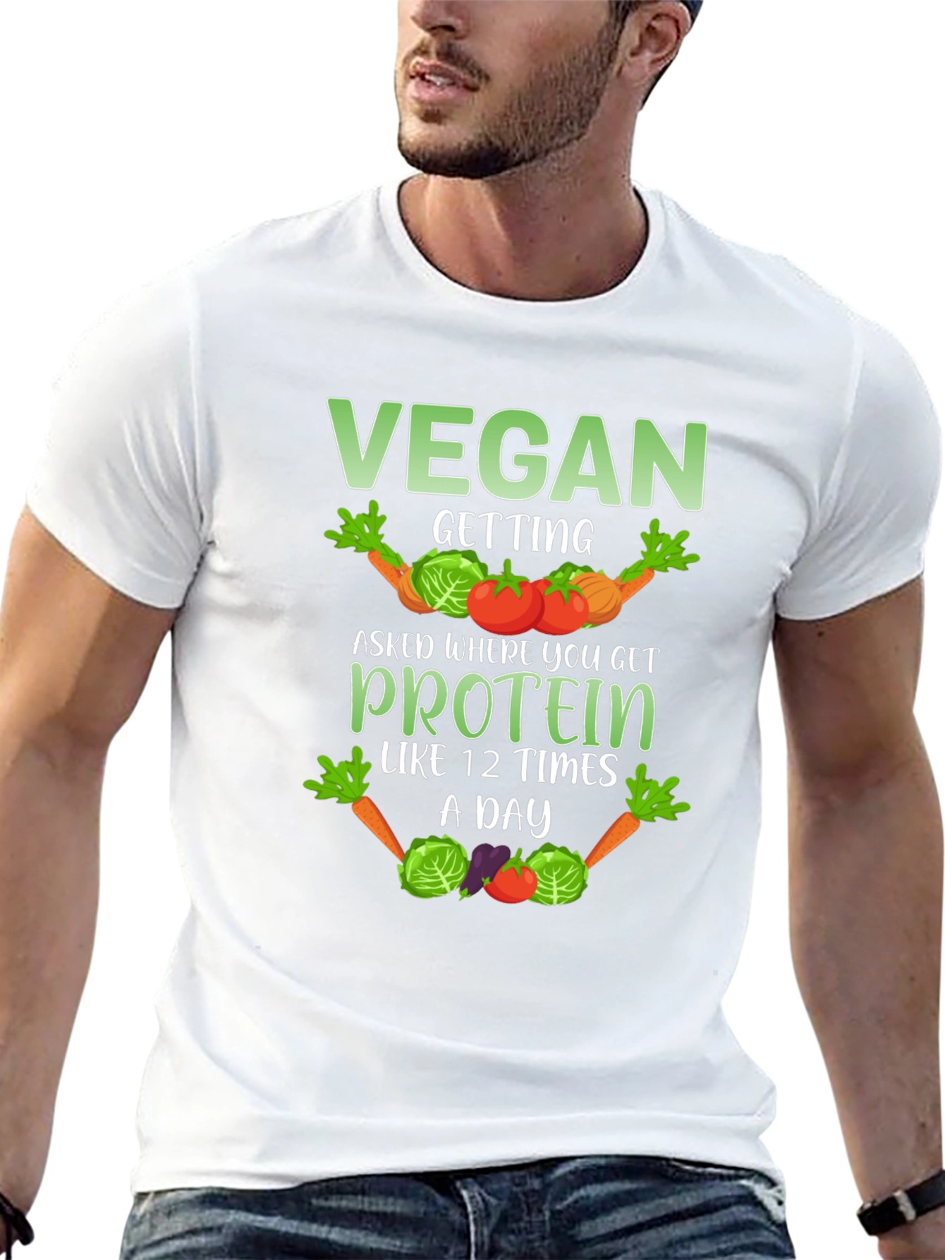 Vegan Protein Funny T-Shirt