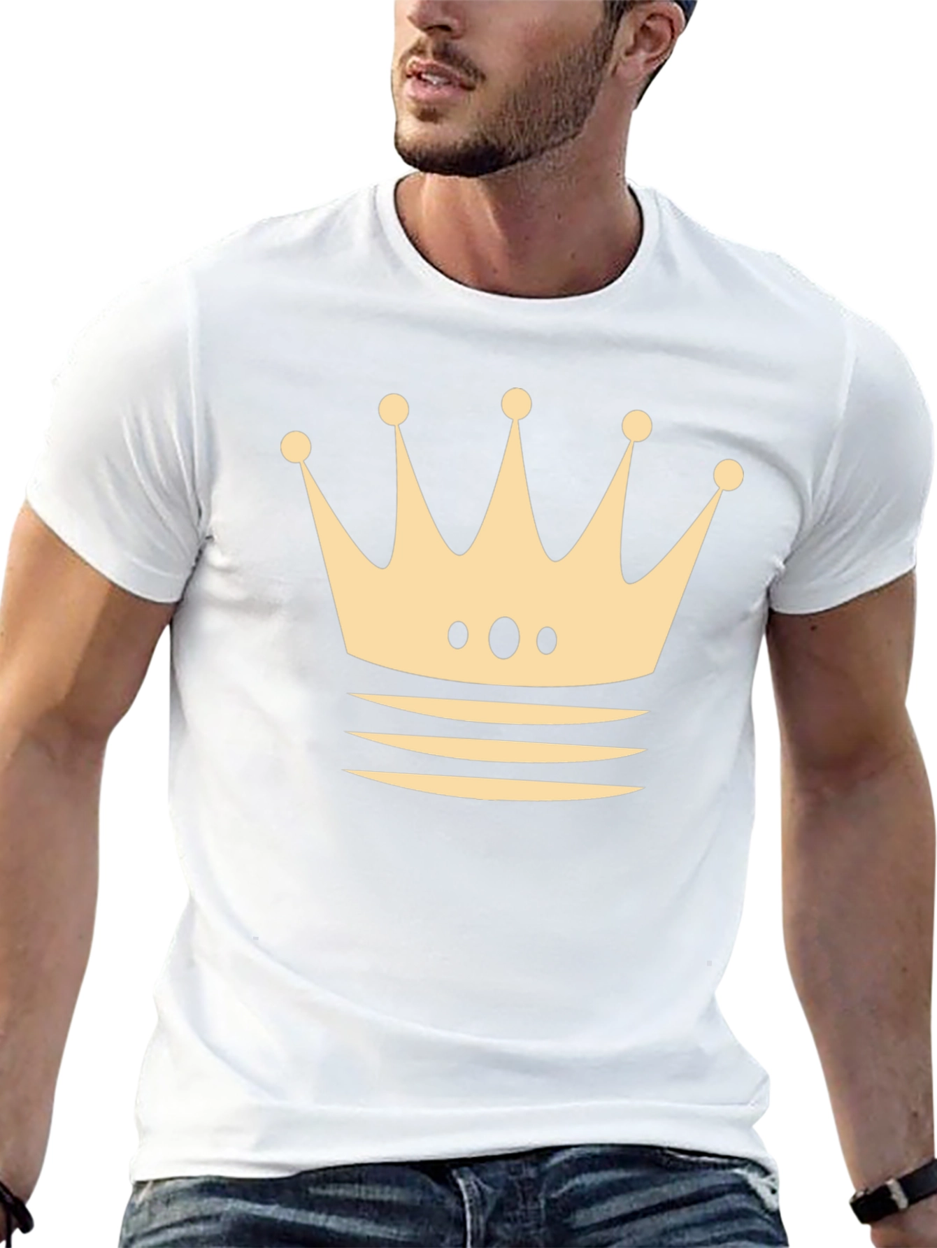 Crown Graphic T-Shirt - Black