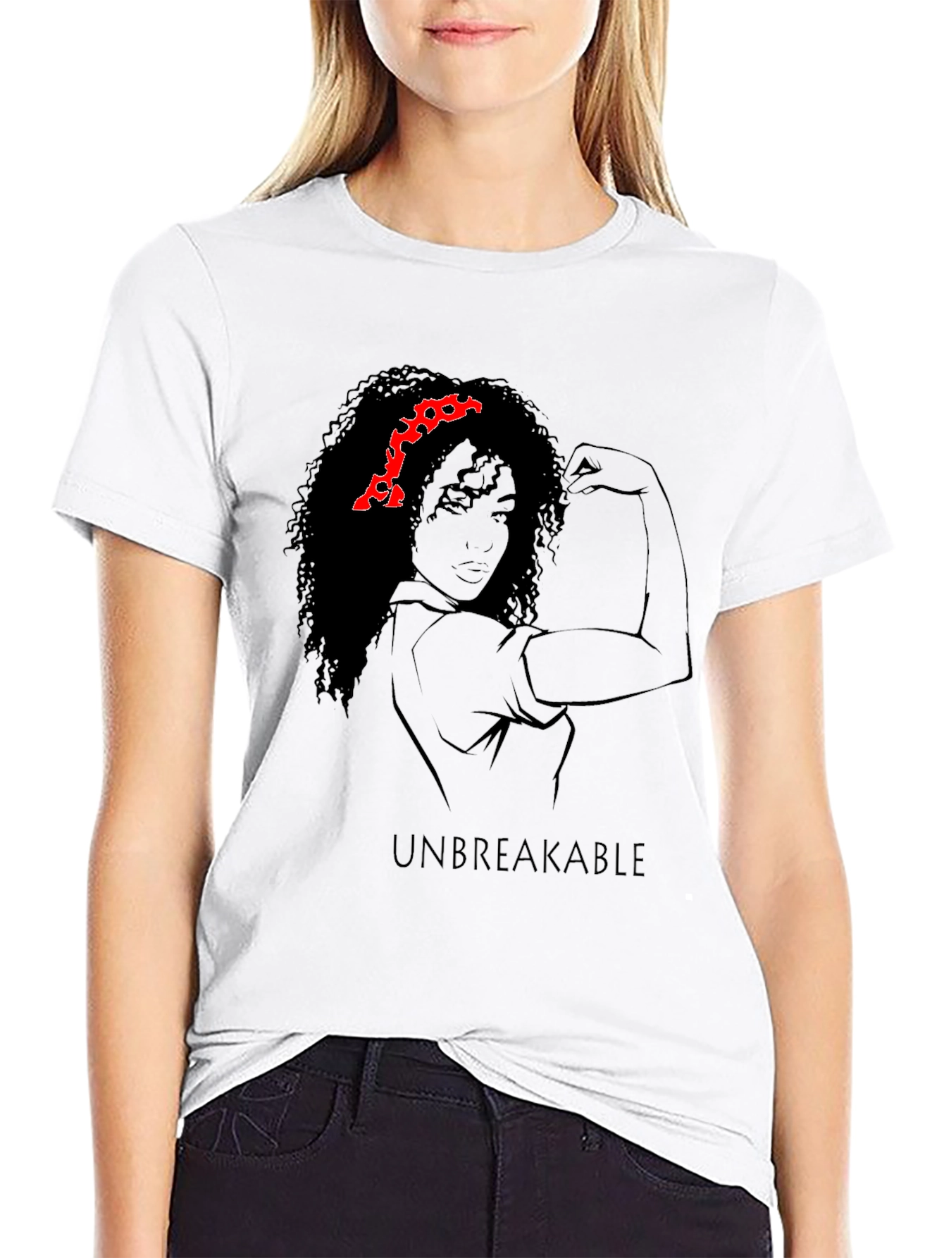 Unbreakable Empowerment Graphic T-Shirt