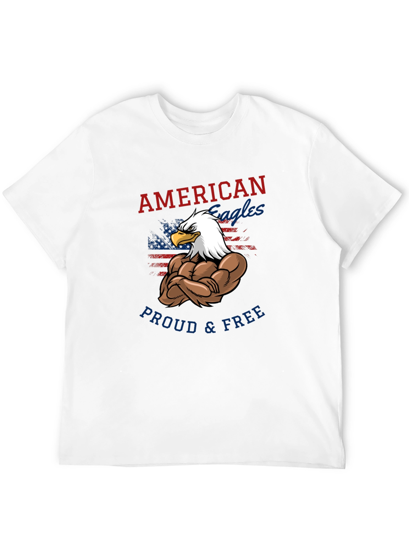 American Eagles T-Shirt - Proud & Free Patriotic Tee