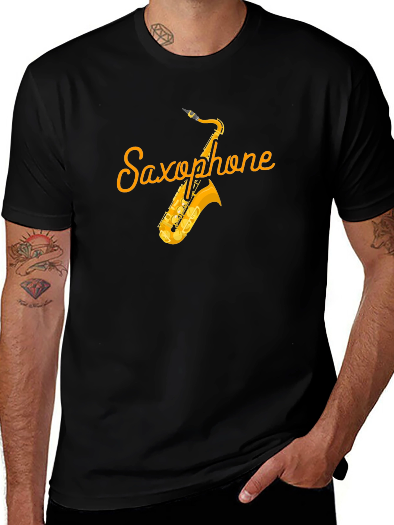 Saxophone T-Shirt - Musical Instrument Tee