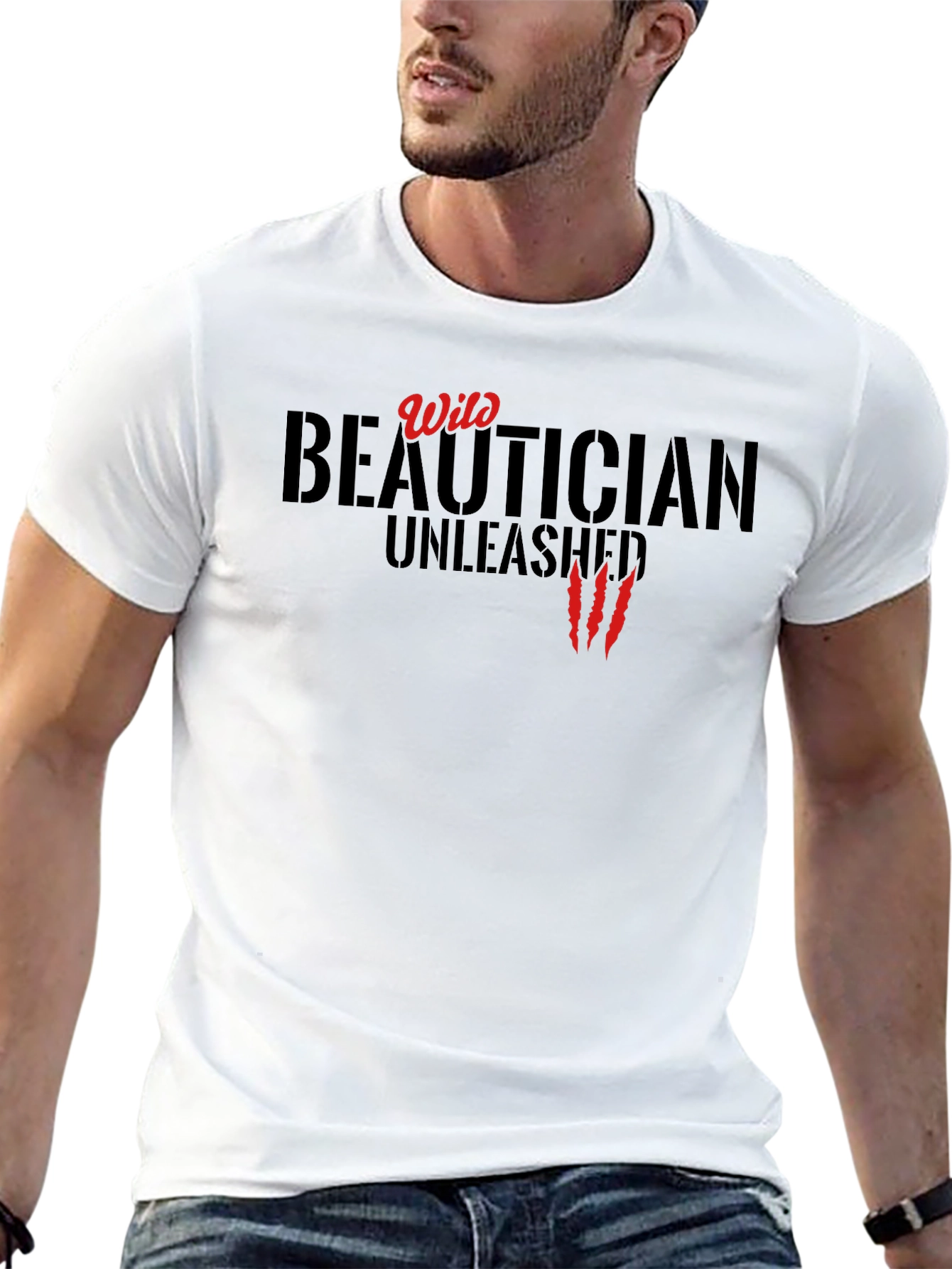 Wild Beautician Unleashed Graphic T-Shirt