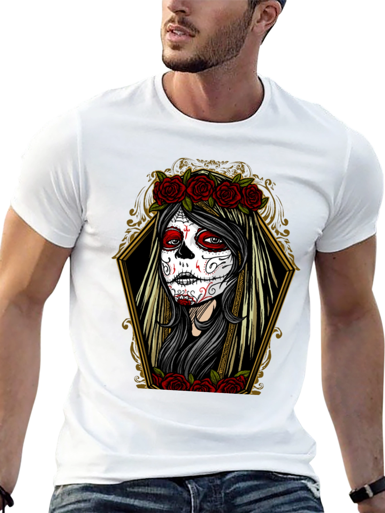 Day of the Dead Sugar Skull T-Shirt