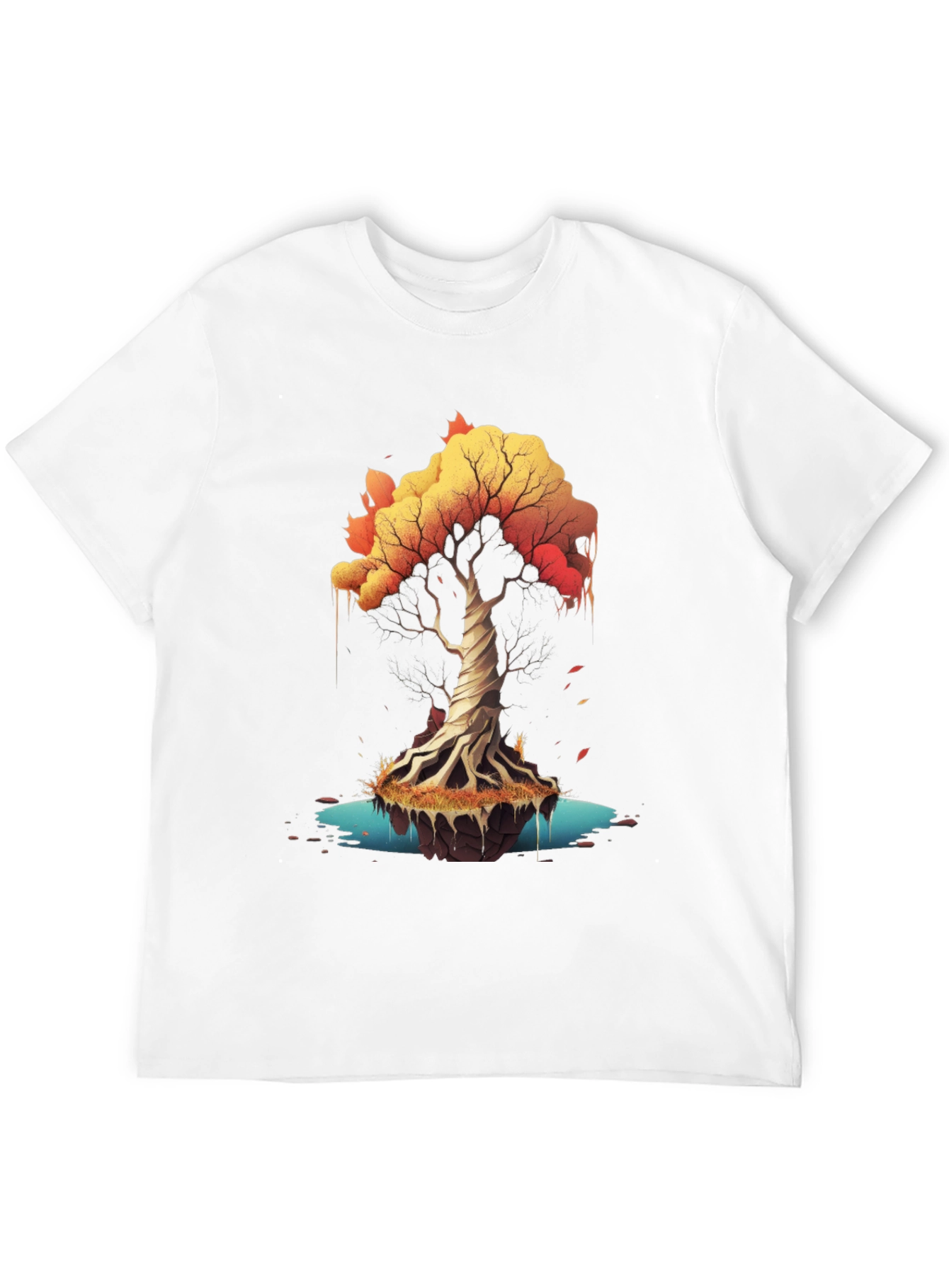 Autumn Tree Graphic Tee - Nature Inspired Style