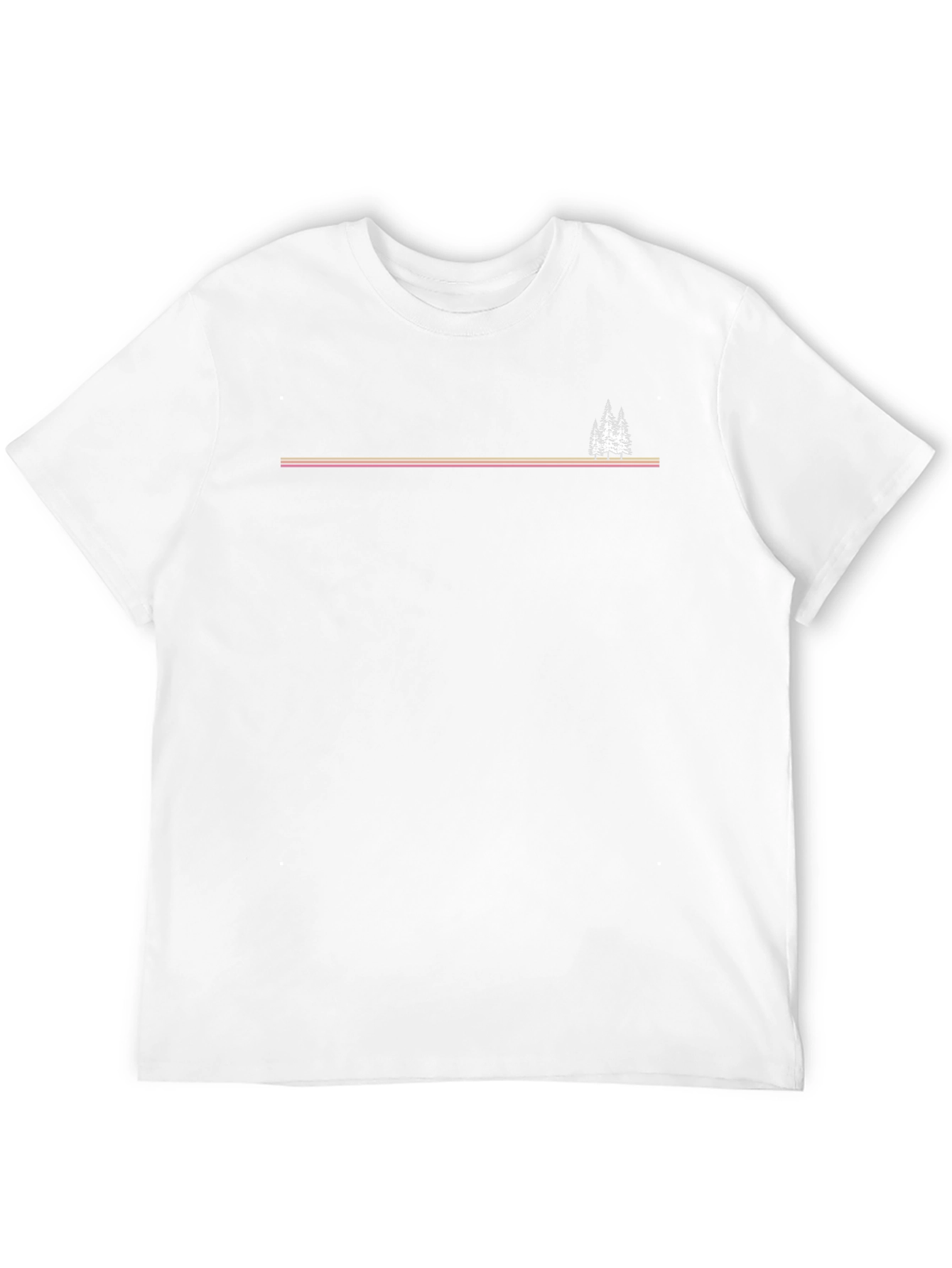 Retro Mountain Tee - Black Casual T-Shirt