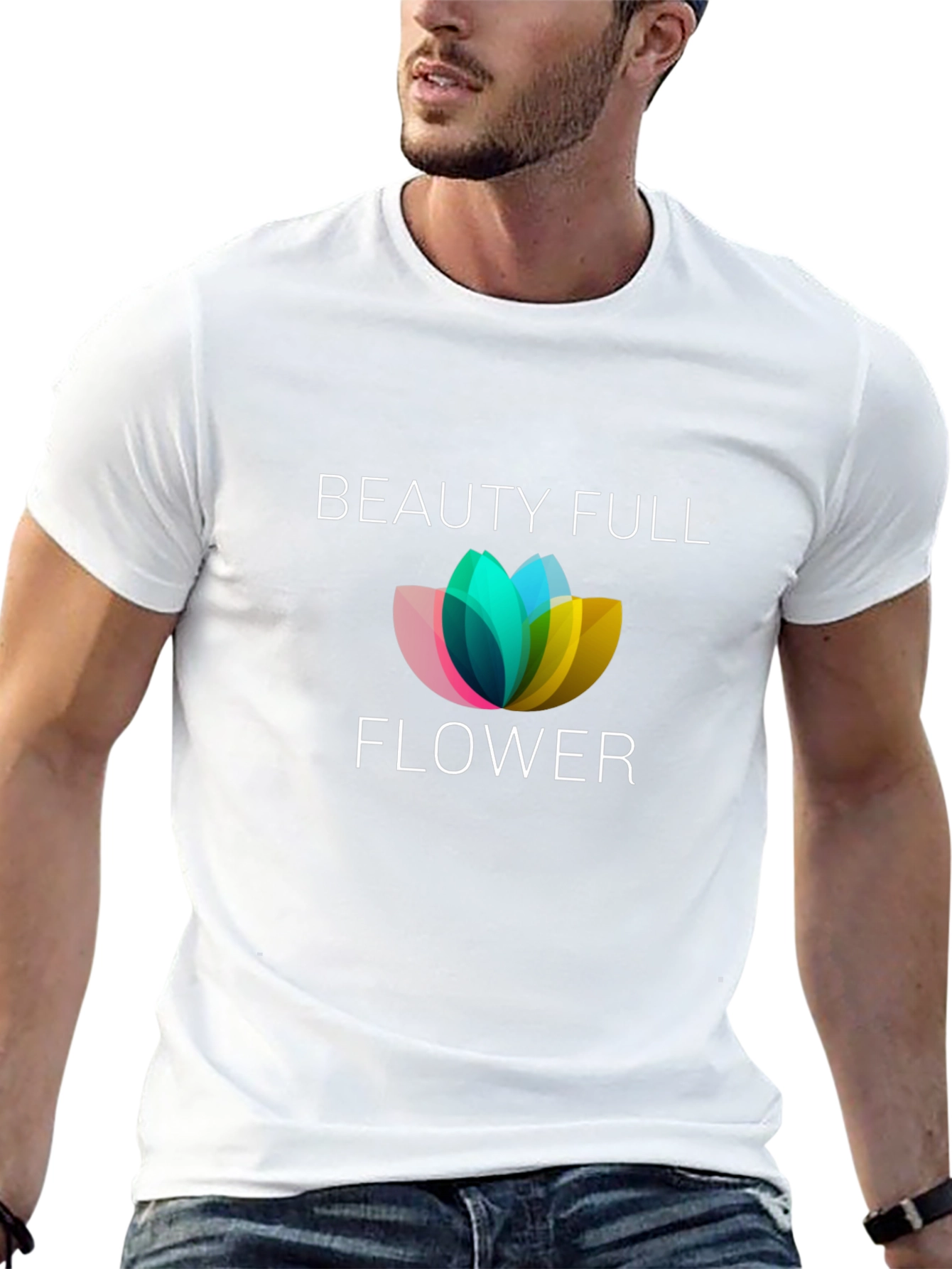 Beauty Full Flower Graphic Tee - Unisex