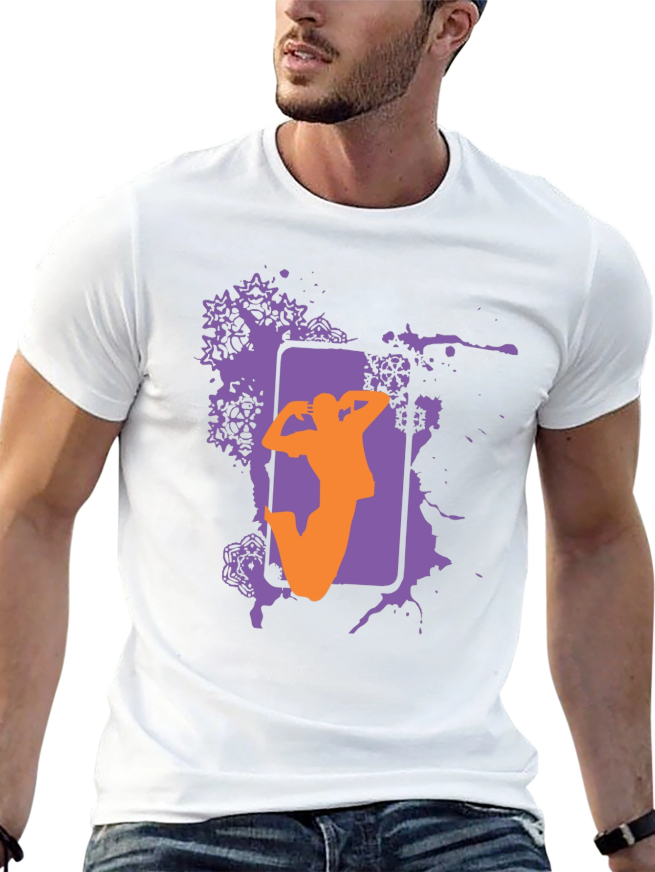 Graphic Tee - Man in Motion Design