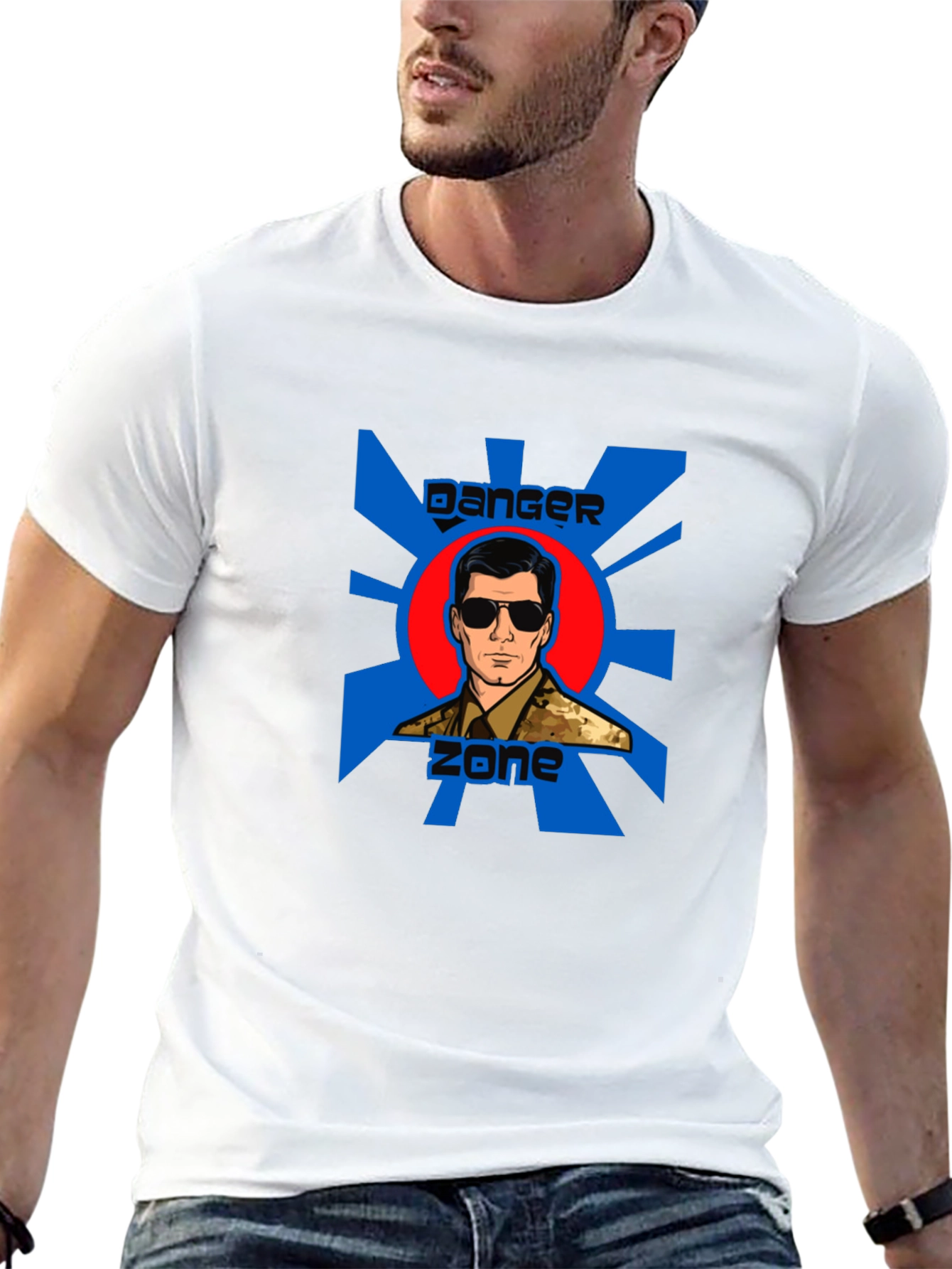 Danger Zone Archer T-Shirt - Black