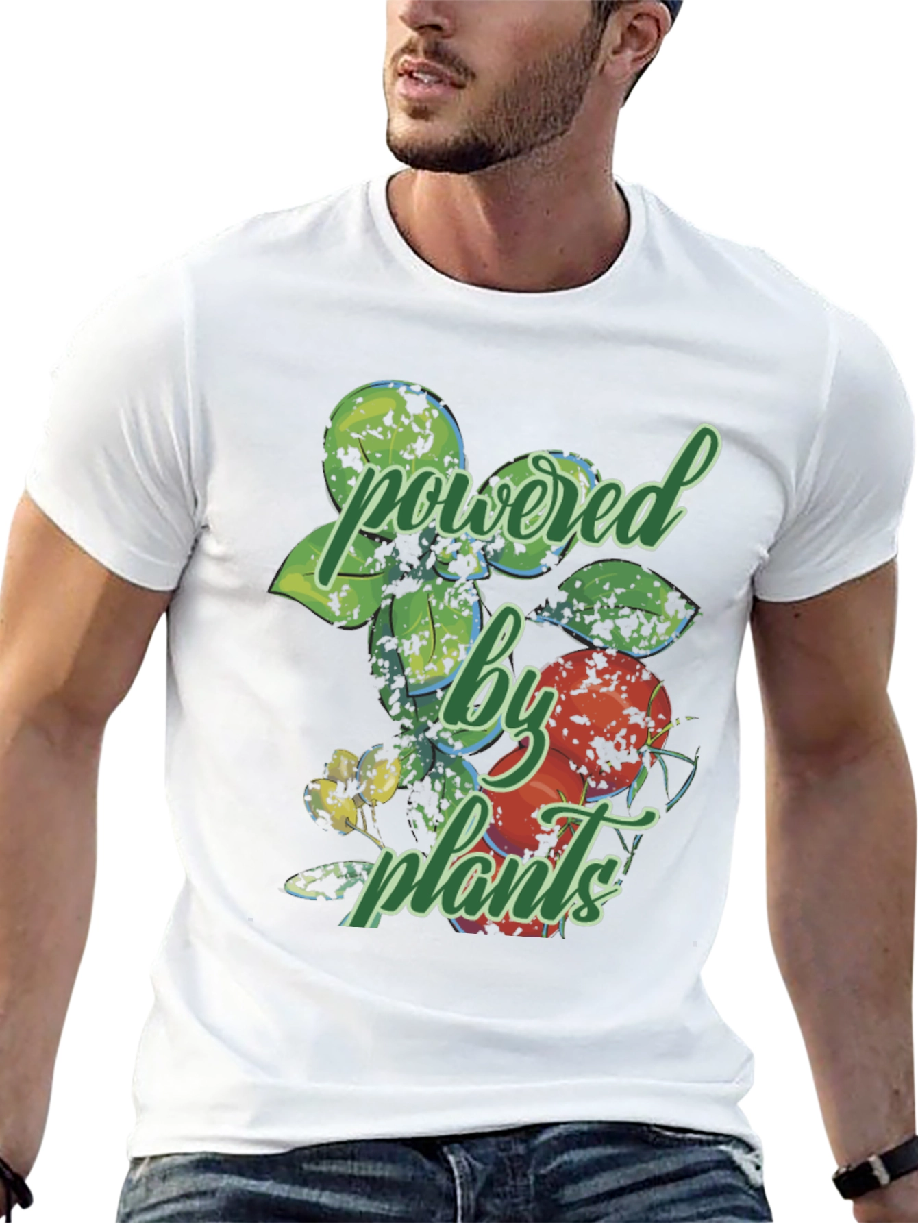 Powered By Plants Graphic T-Shirt