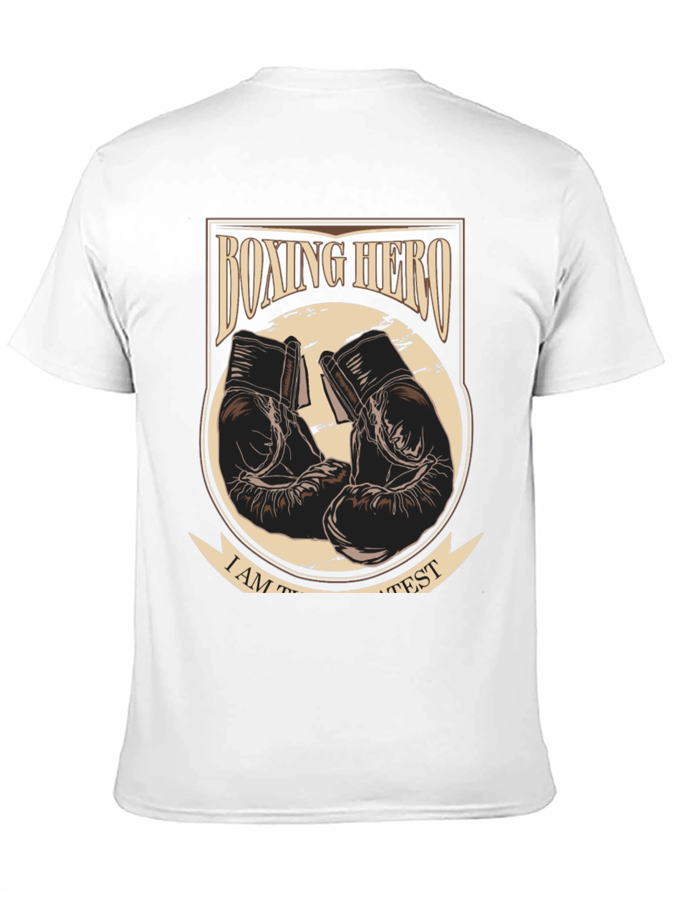 Boxing Hero Graphic Tee - Greatest Boxing Fan T-Shirt