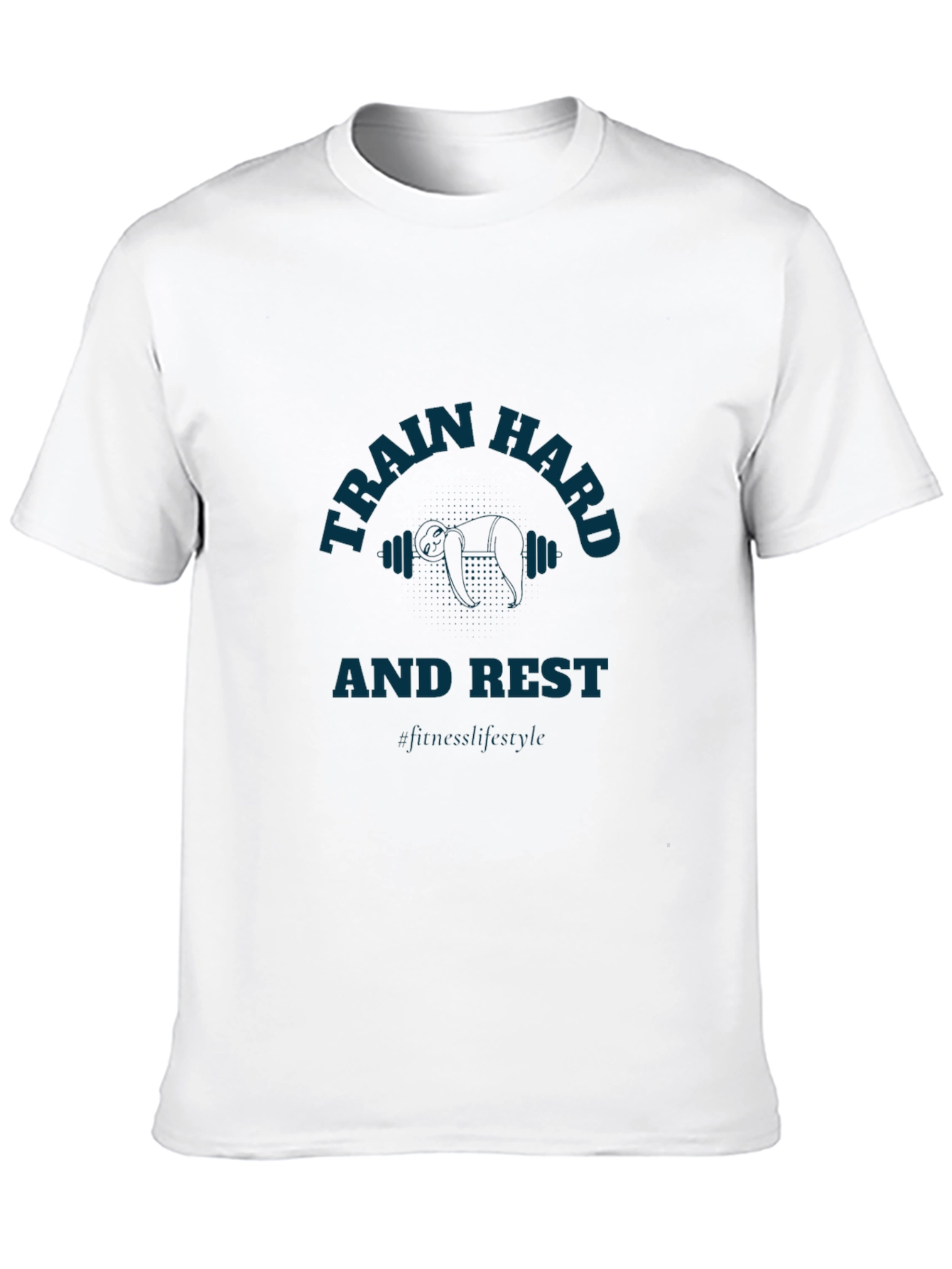 Train Hard Rest T-Shirt - Fitness Lifestyle Tee