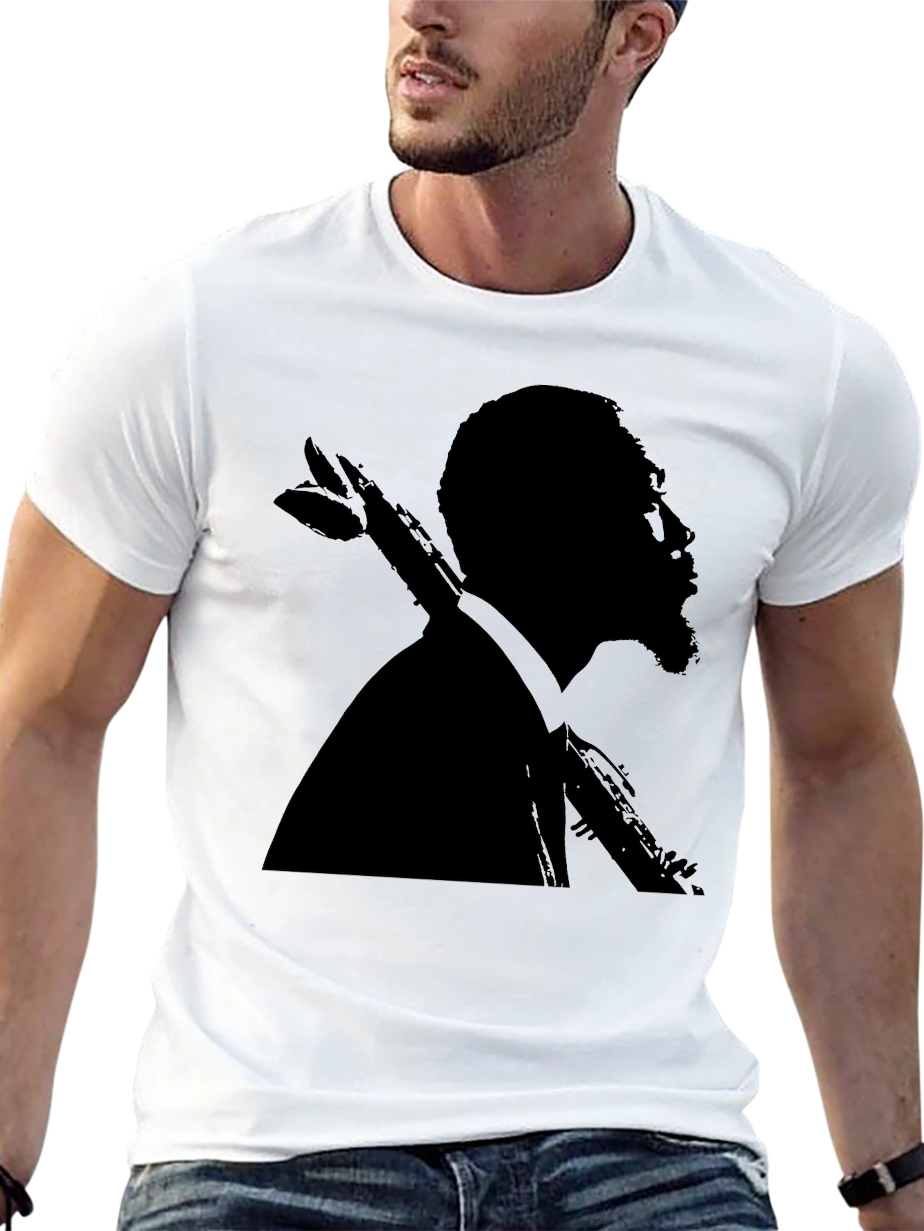 Saxophone Silhouette T-Shirt