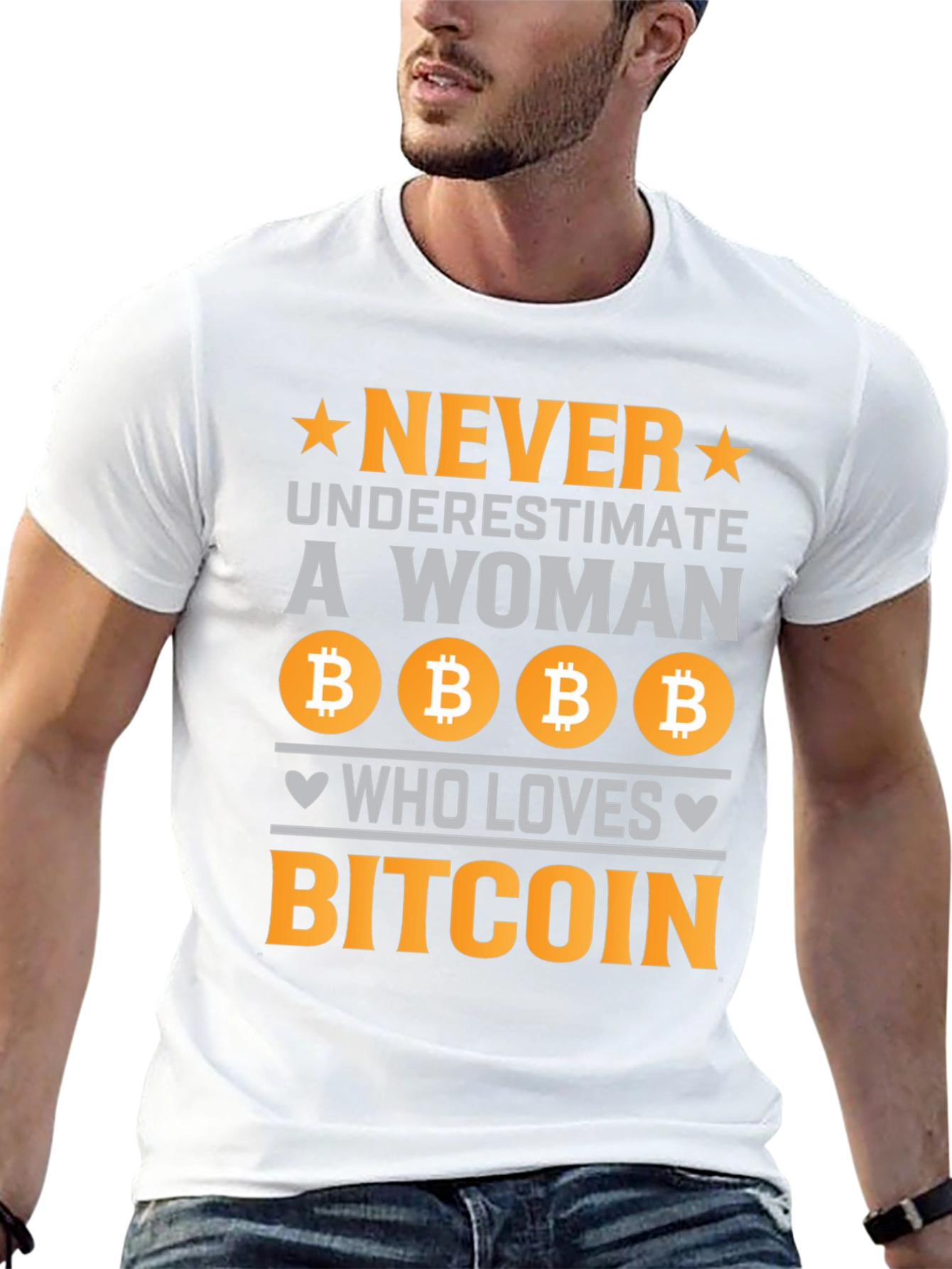 Never Underestimate Bitcoin Lover T-Shirt