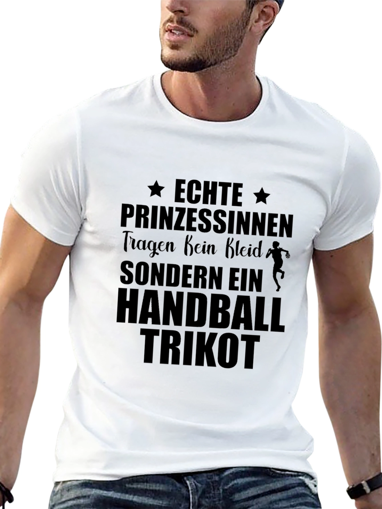 Handball Princess T-Shirt - Black Cotton Tee