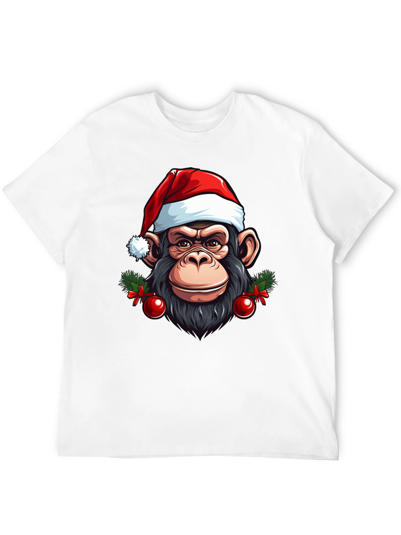 Festive Monkey Graphic Tee