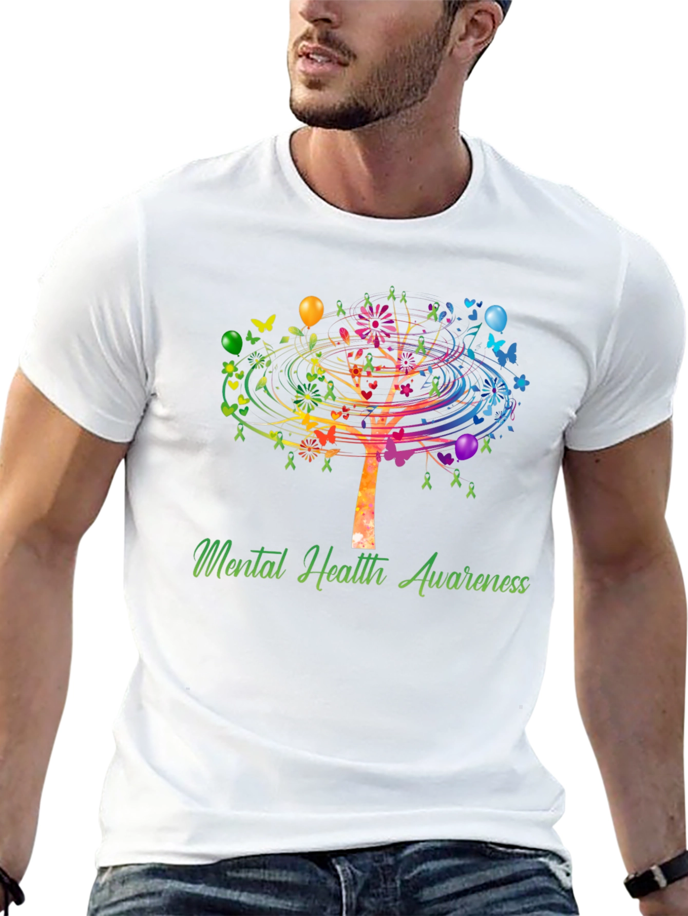 Mental Health Awareness Tree T-Shirt - Unisex