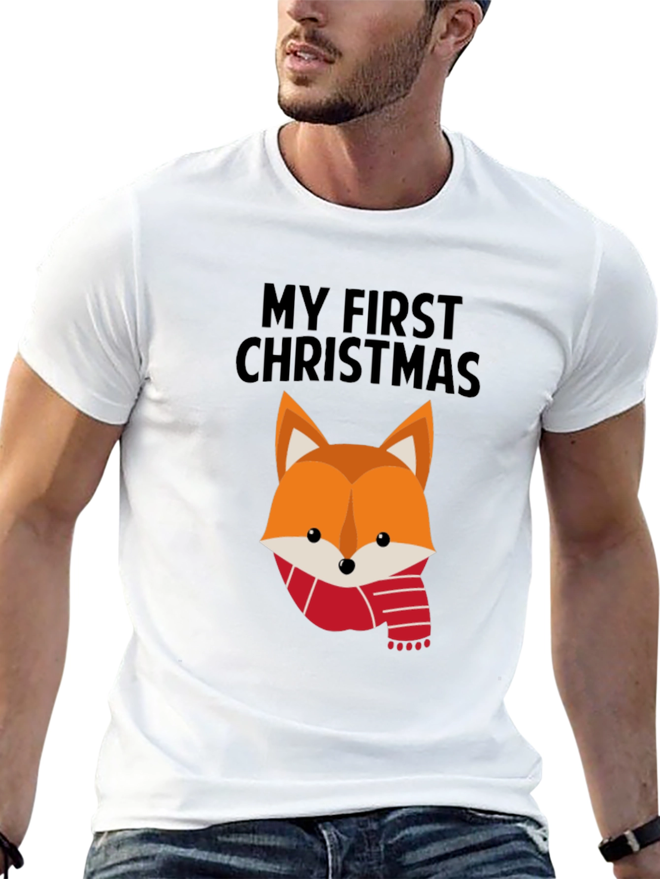 My First Christmas Fox T-Shirt
