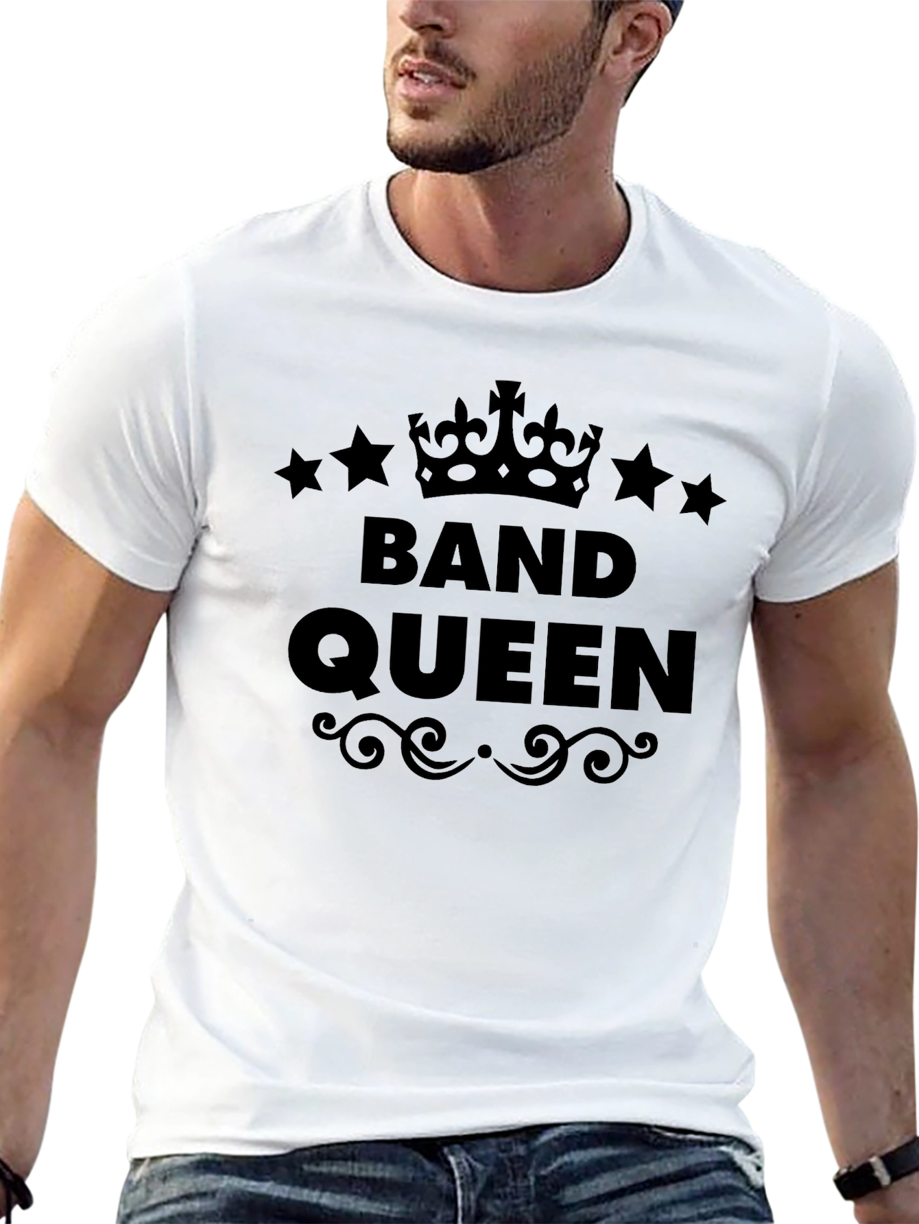 Band Queen T-Shirt - Black
