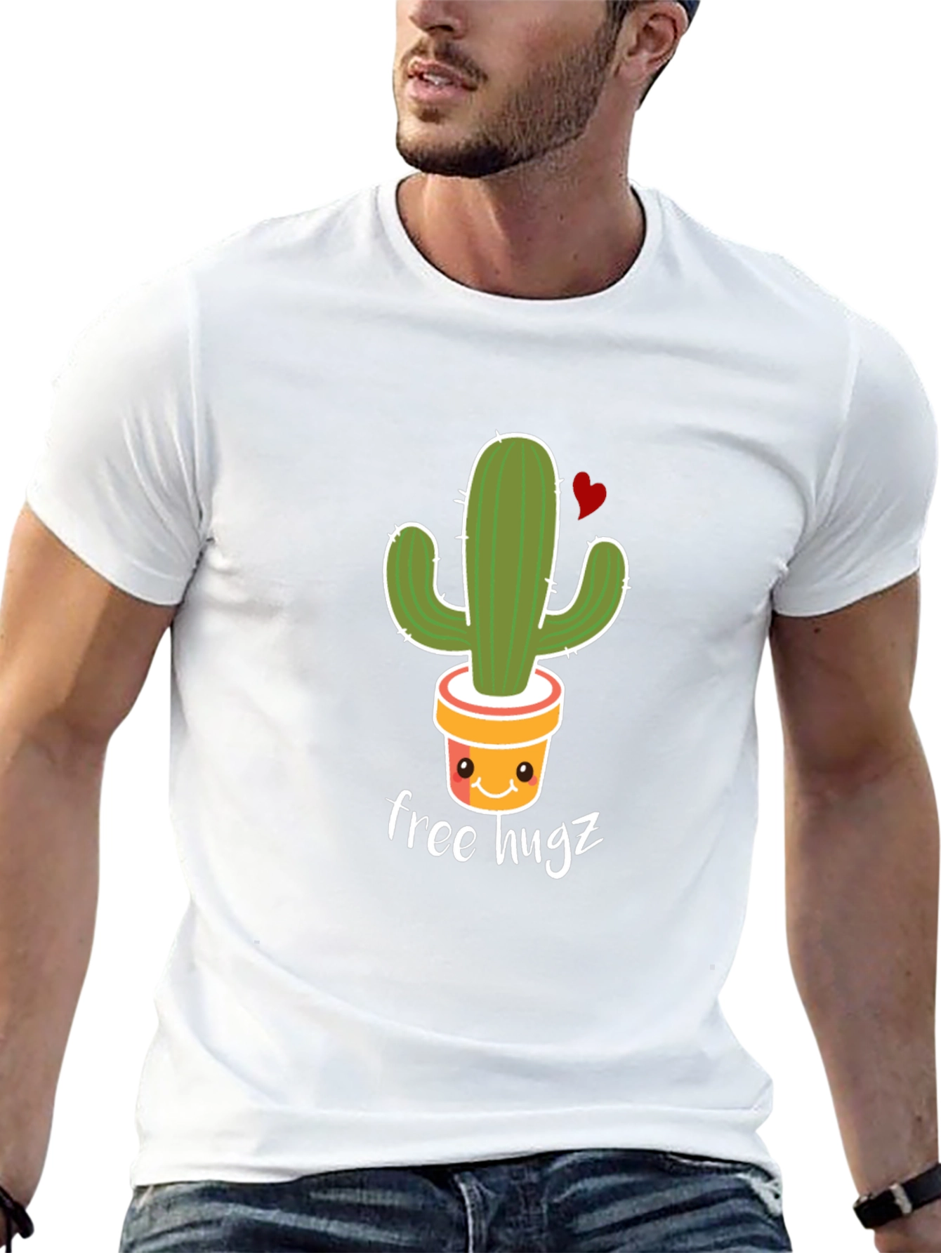 Cactus Free Hugz Graphic Tee