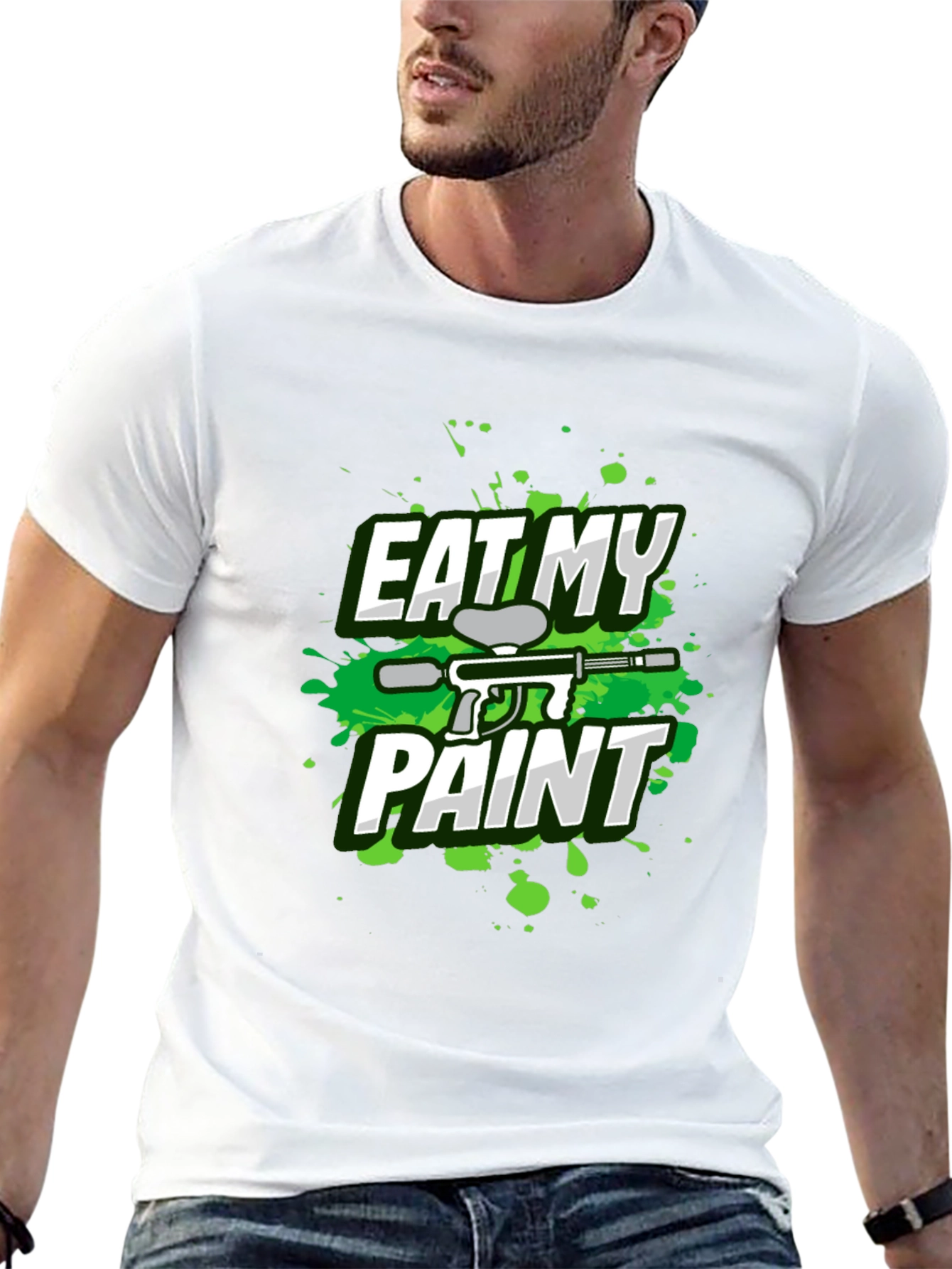 Eat My Paint Paintball Graphic Tee