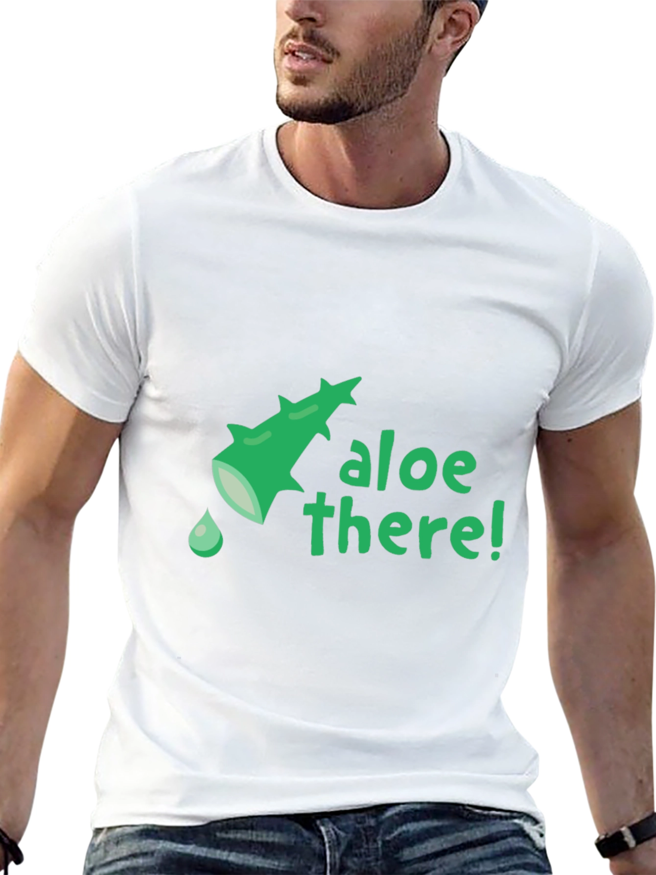 Aloe There! Funny Plant Pun Graphic Tee