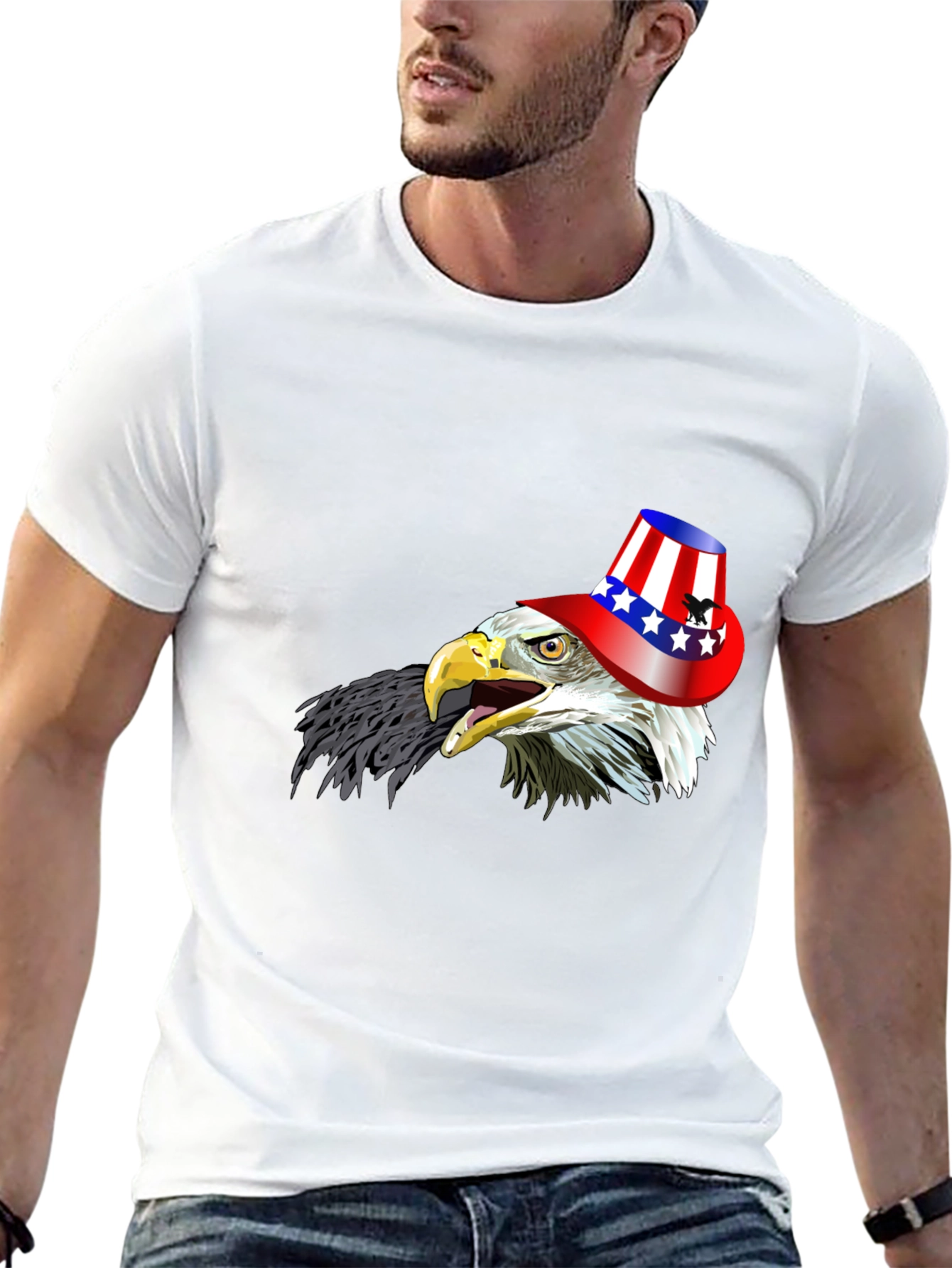Patriotic Eagle T-Shirt - American Pride