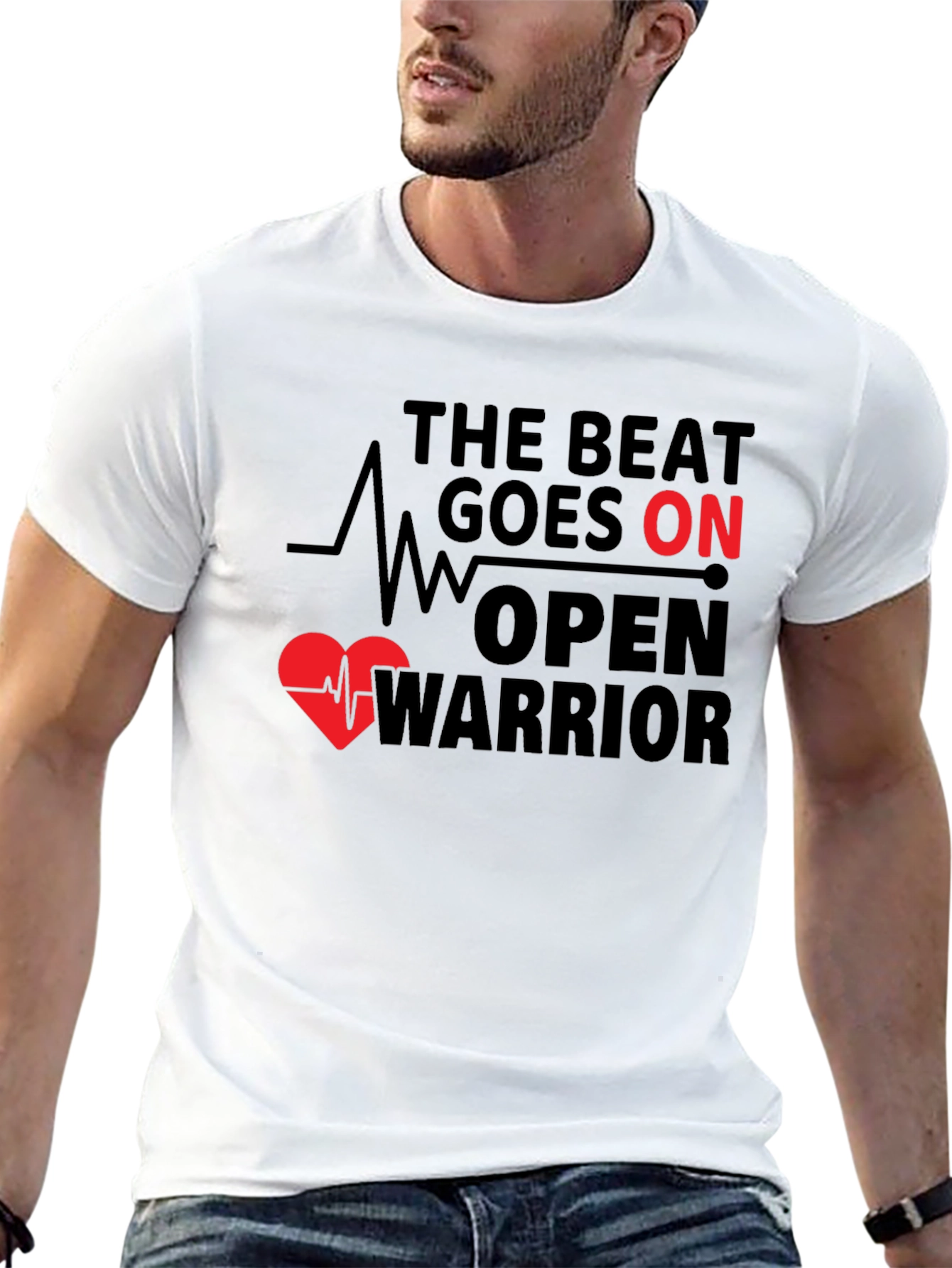 The Beat Goes On Open Warrior T-Shirt
