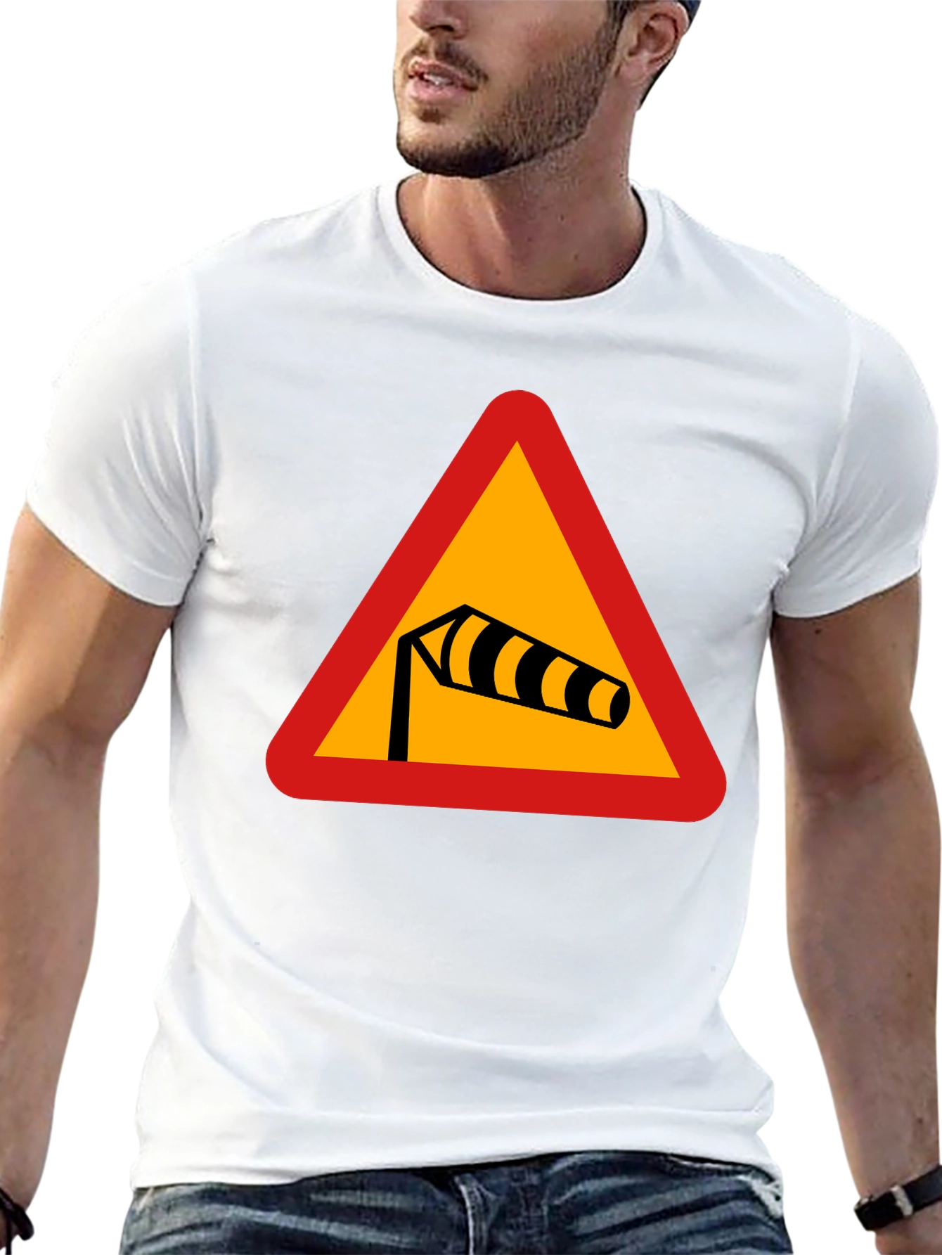 Windsock Graphic Tee - Black Short Sleeve Shirt
