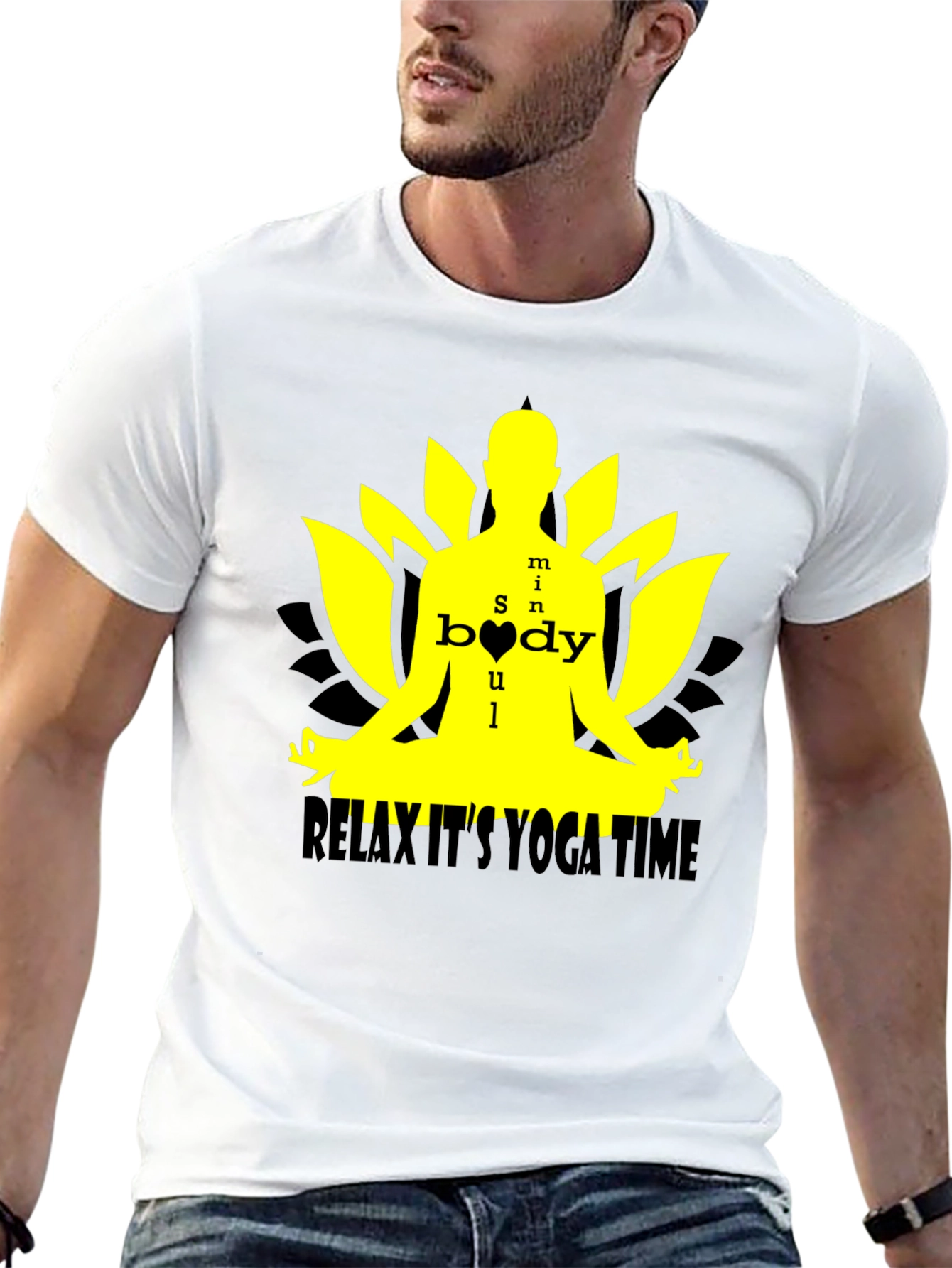 Relax Its Yoga Time Graphic Tee