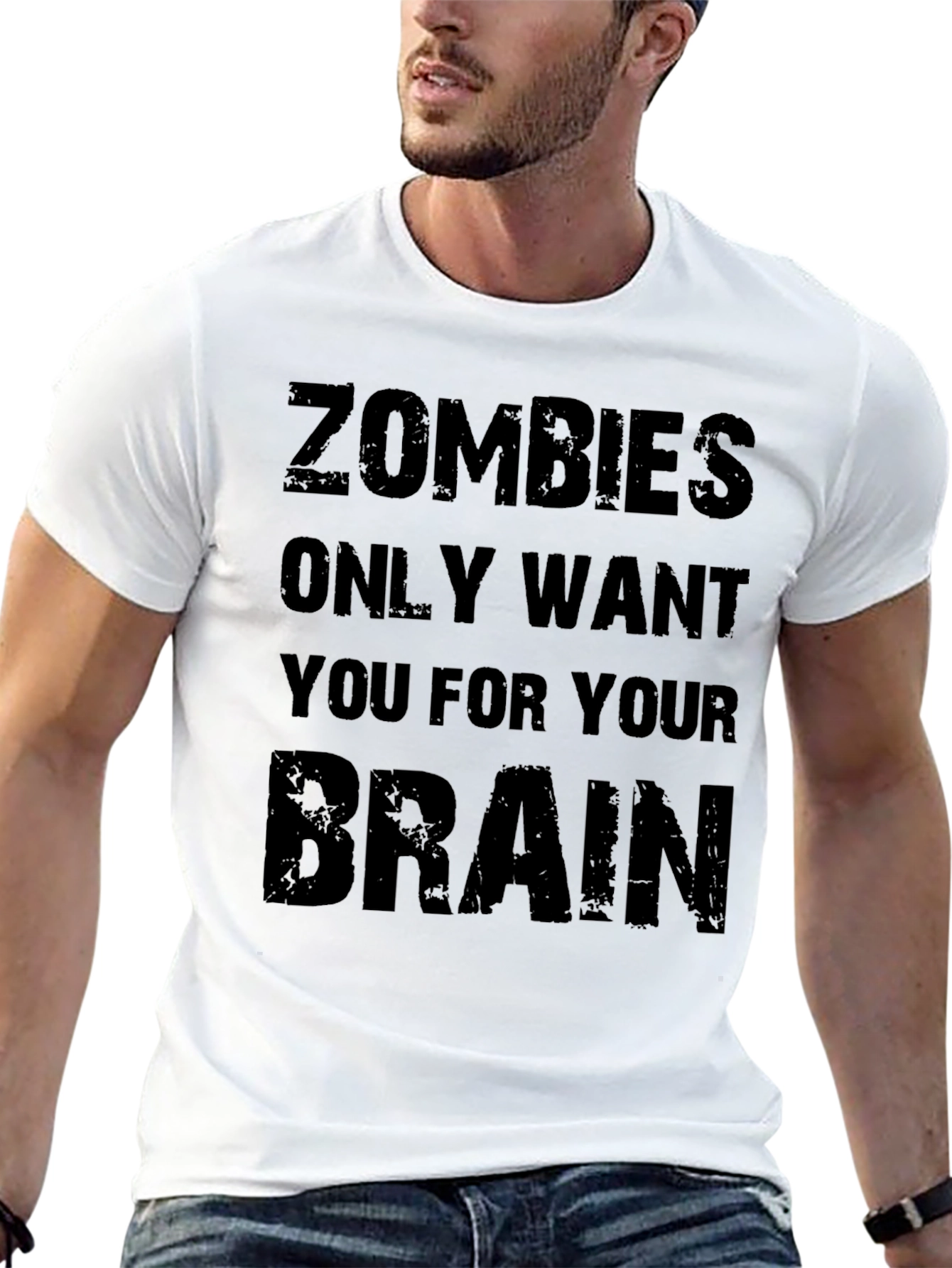 Zombie Brains Graphic T-Shirt