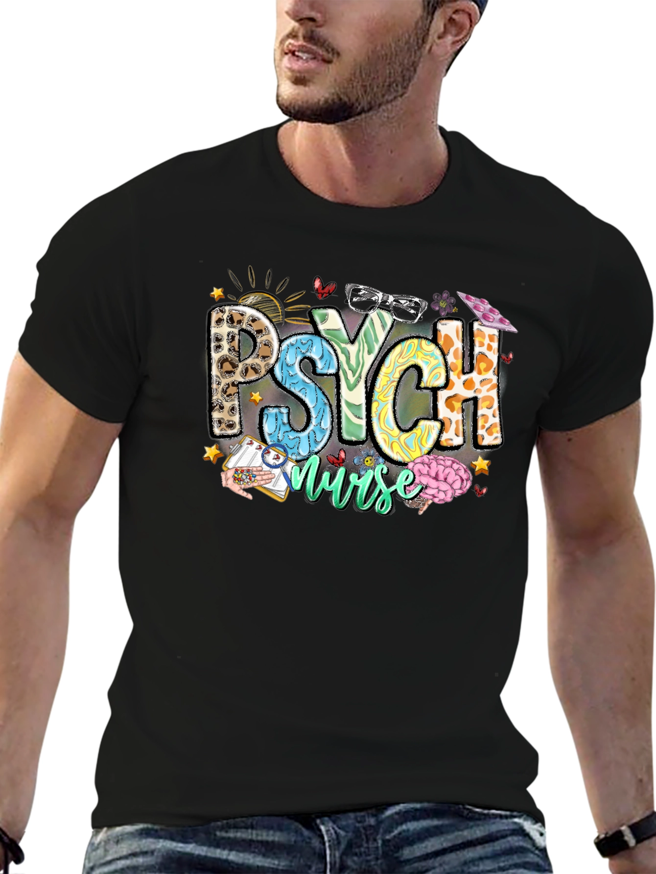 Psych Nurse Novelty T-Shirt