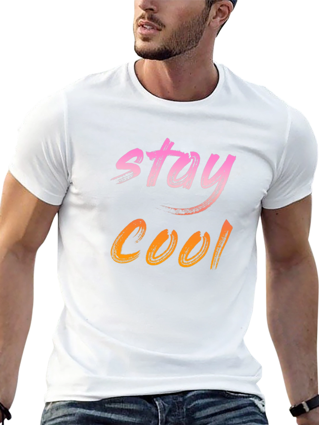 Stay Cool Graphic Tee - Trendy Comfort