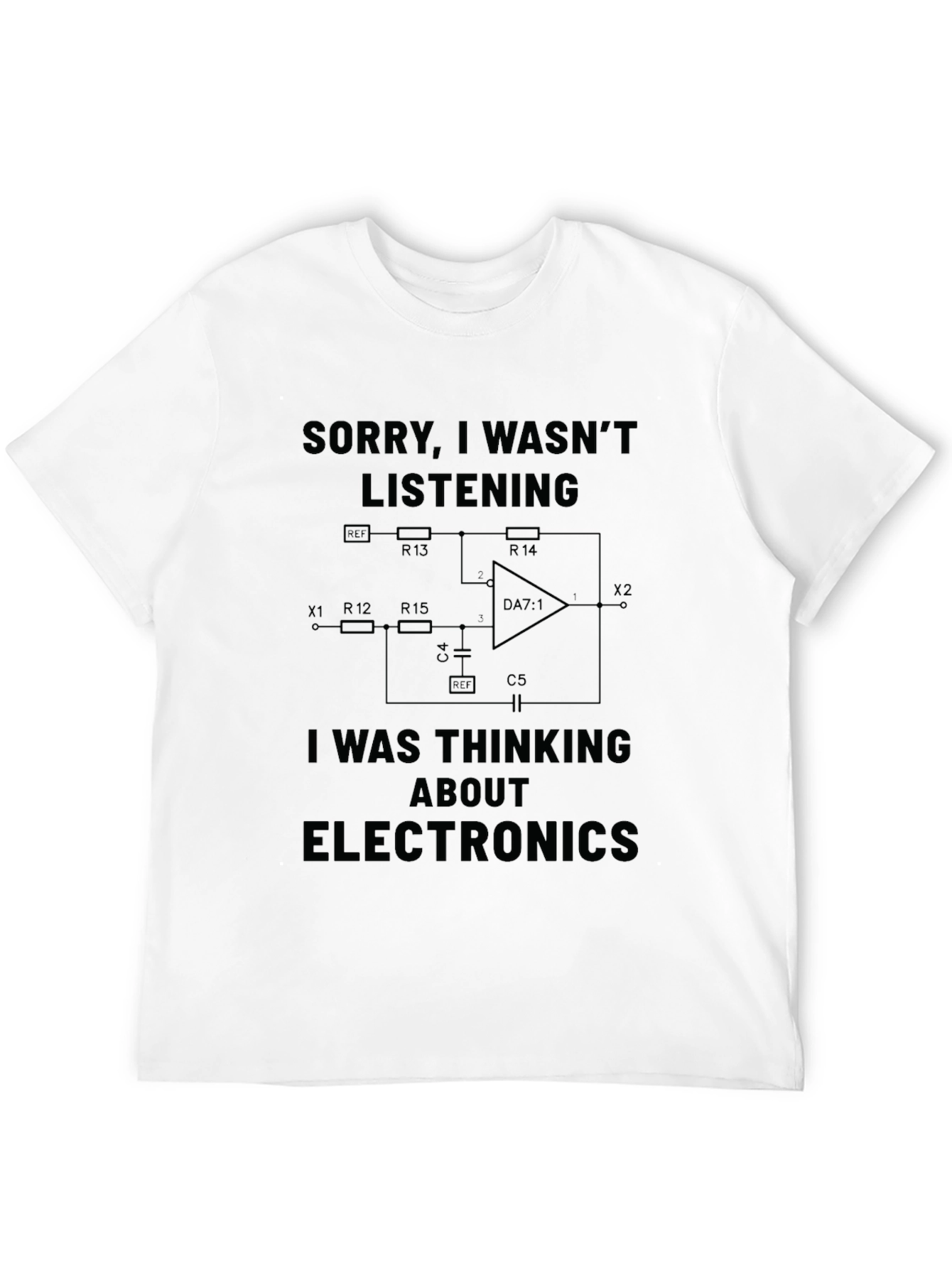 Electronics Circuit T-Shirt - Geeky Tech Humor
